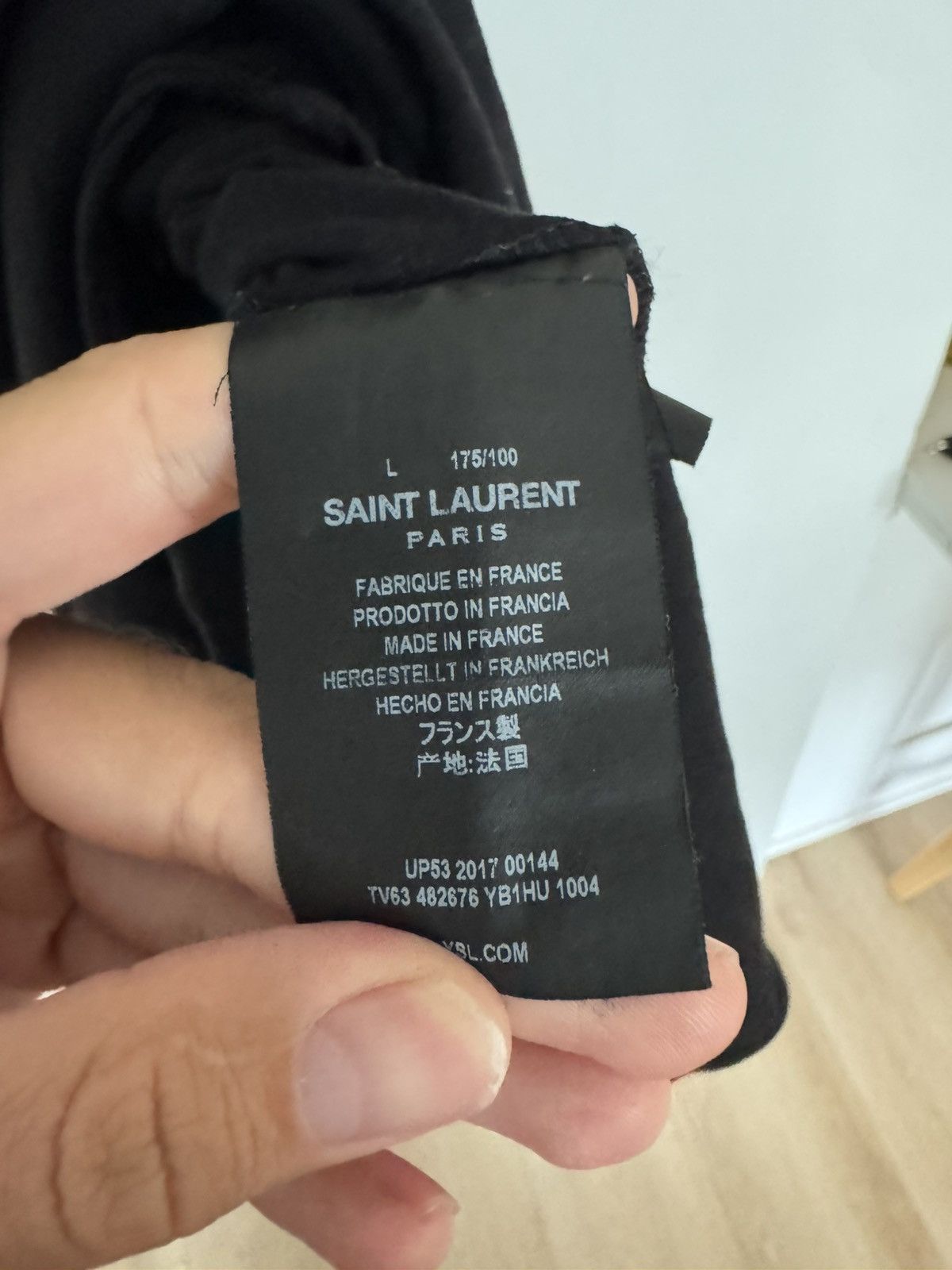 Saint Laurent Paris No Smoking T Size US L / EU 52-54 / 3 - 3 Thumbnail