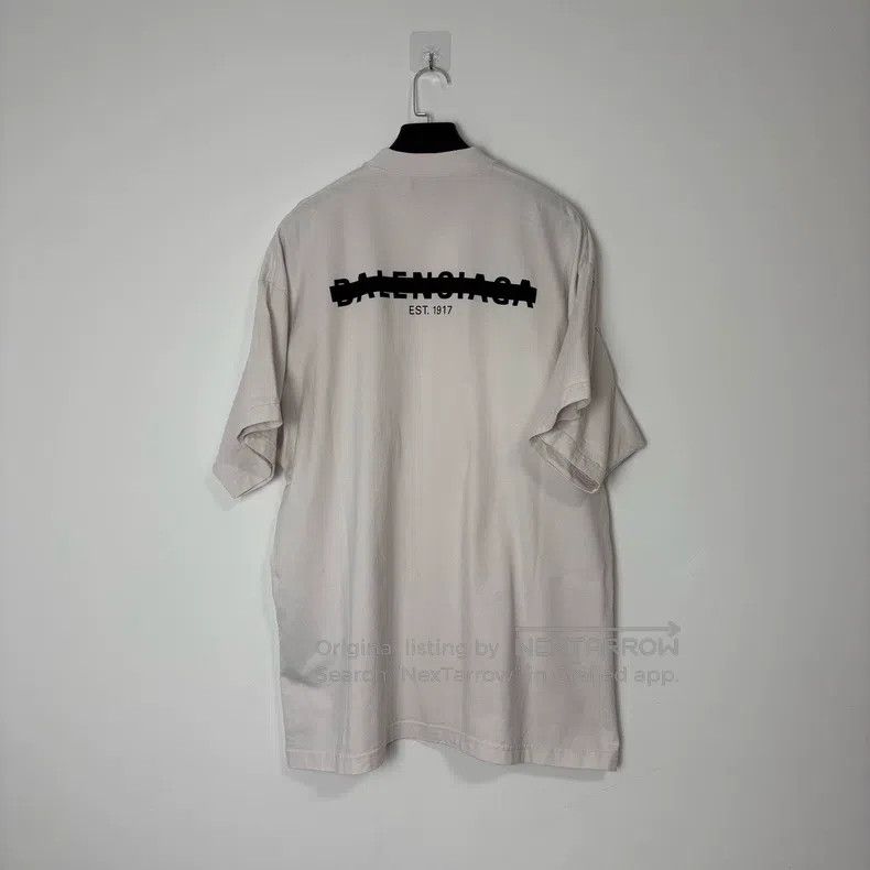 Balenciaga Balenciaga White Cover Tape Crossed Out Short Sleeve Size US M / EU 48-50 / 2 - 2 Thumbnail