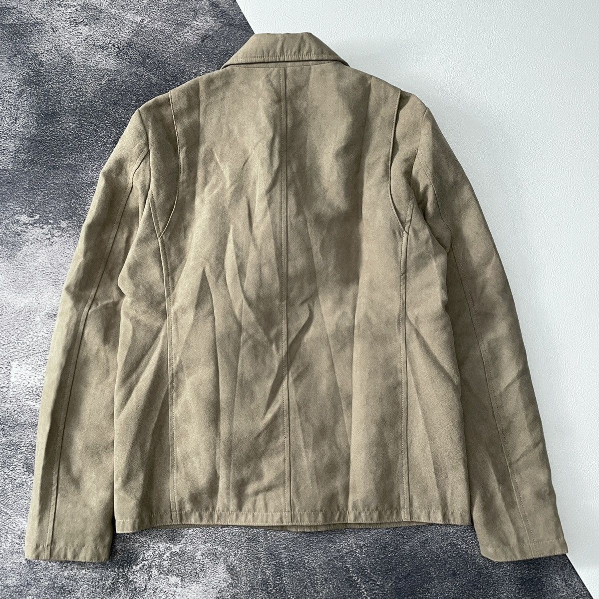 RARE🔥 Gostar De Fuga suede biker jacket