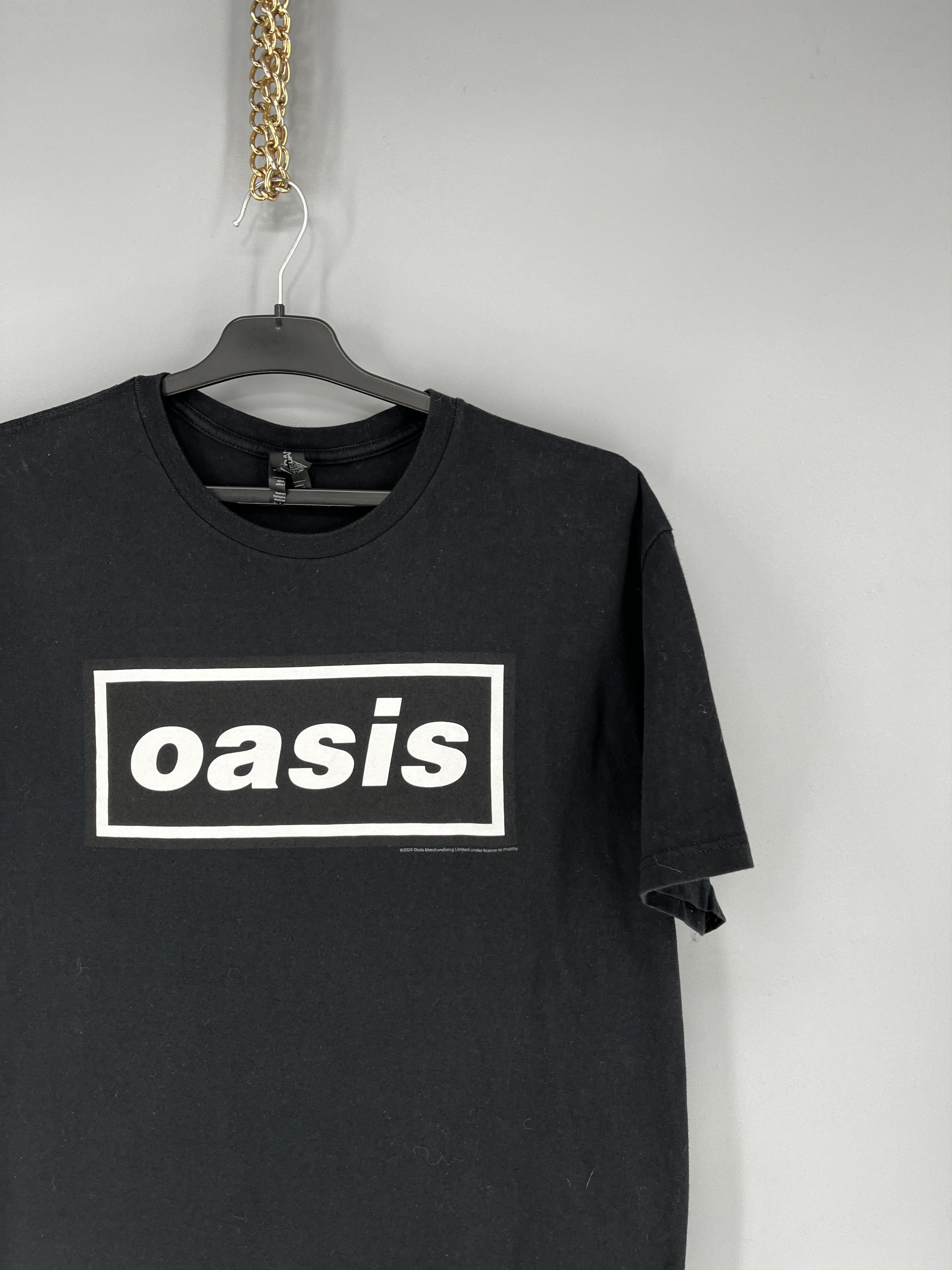 Band Tees Vintage Oasis 2022 Y2K Box Logo Sky White T Shirt Size US L / EU 52-54 / 3 - 5 Thumbnail