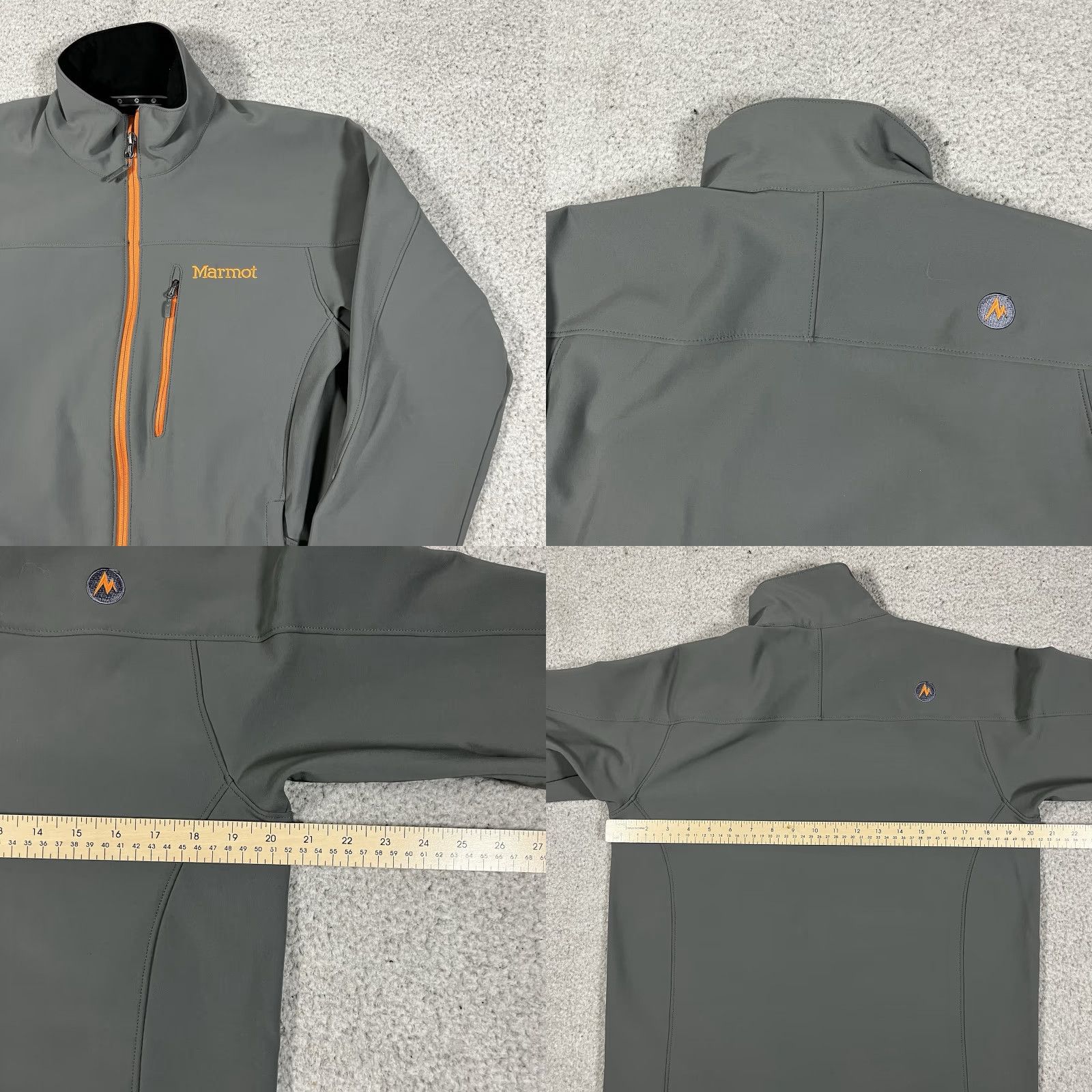 Marmot Marmot Jacket Mens S Gray Softshell Windbreaker Outdoor Hiking Fleece Lined Ski Size US S / EU 44-46 / 1 - 9 Thumbnail