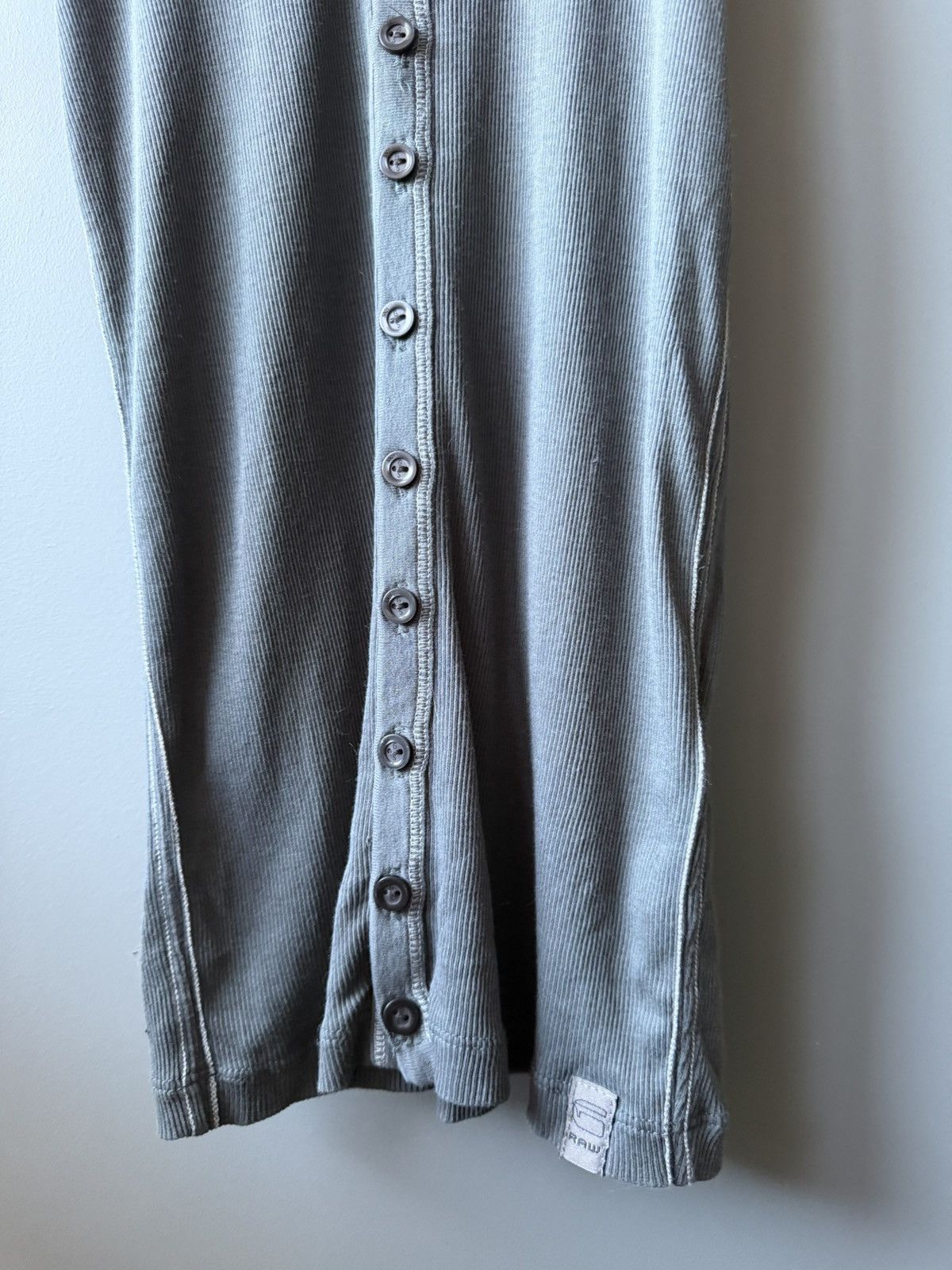 G-Star G Star Ribbed Button Tank Top Size M Size M / US 6-8 / IT 42-44 - 4 Thumbnail