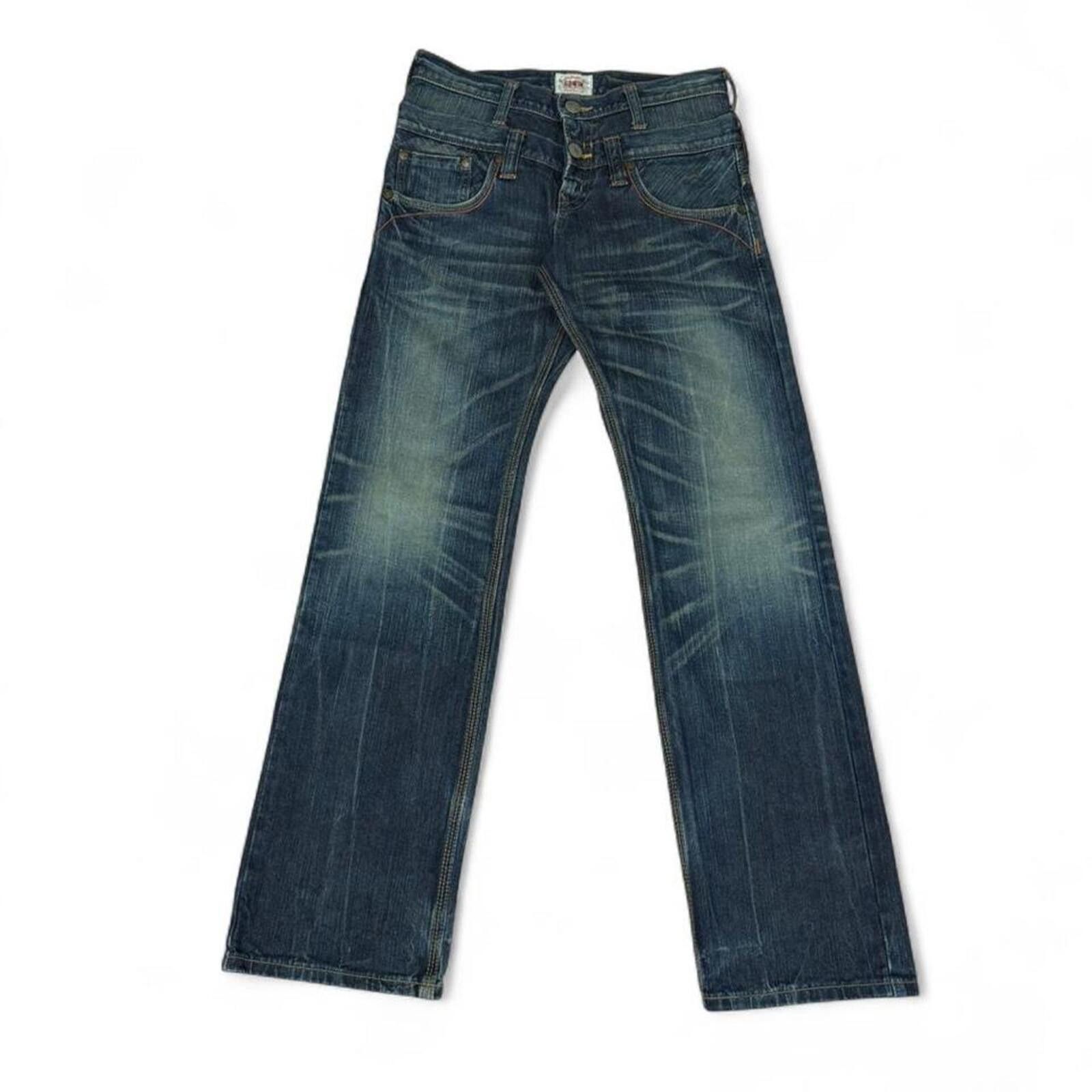True Religion Vintage EDWIN XV double waist denim jeans Size 30" / US 8 / IT 44 - 4 Thumbnail