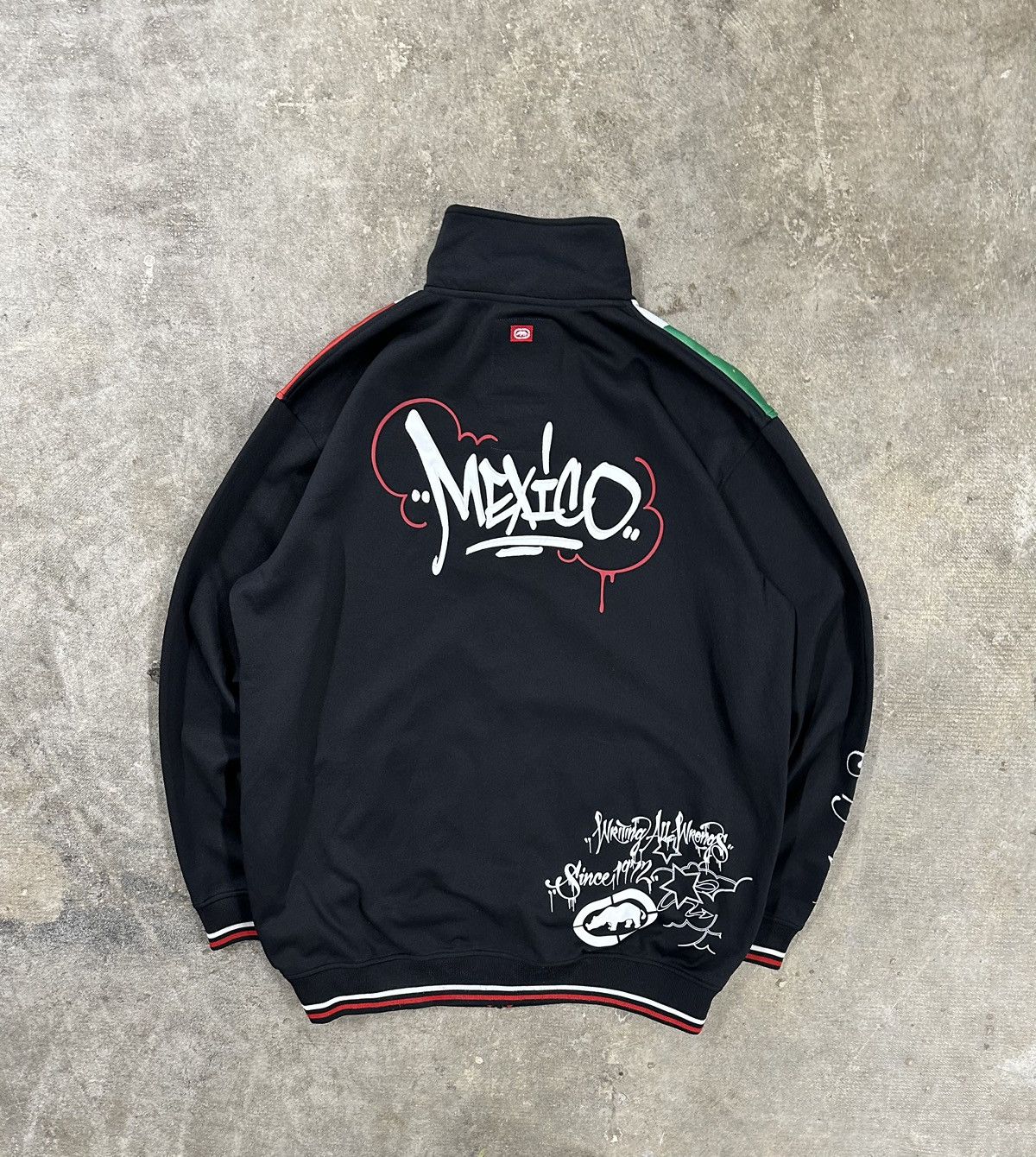 Ecko Unltd. Crazy Y2K 00s Ecko Day Of The Dead Mexico Track Jacket Size US XL / EU 56 / 4 - 2 Thumbnail
