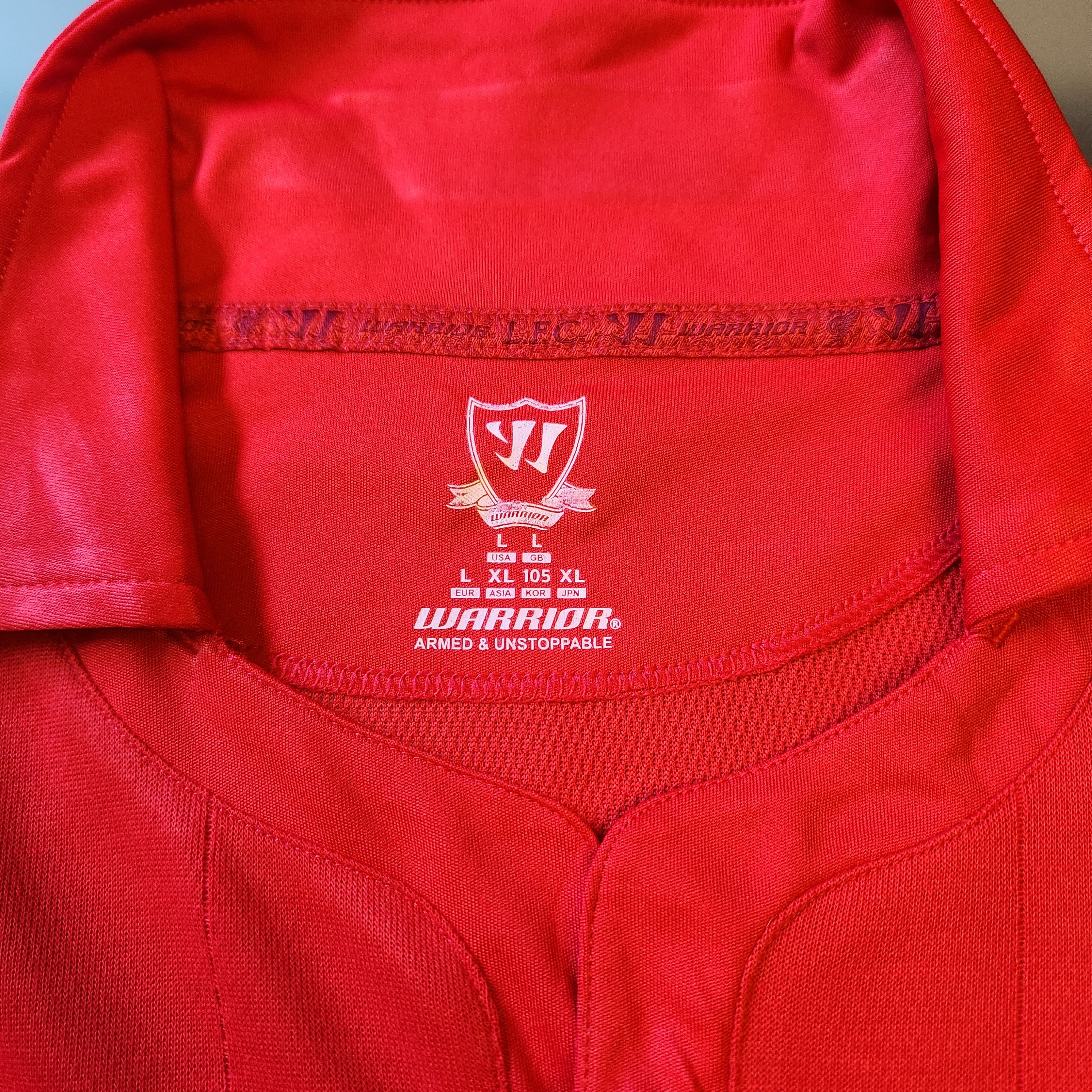 Warrior Authentic Liverpool CARRAGHER 2012-2013 Signed Home Jersey Size US L / EU 52-54 / 3 - 14 Thumbnail