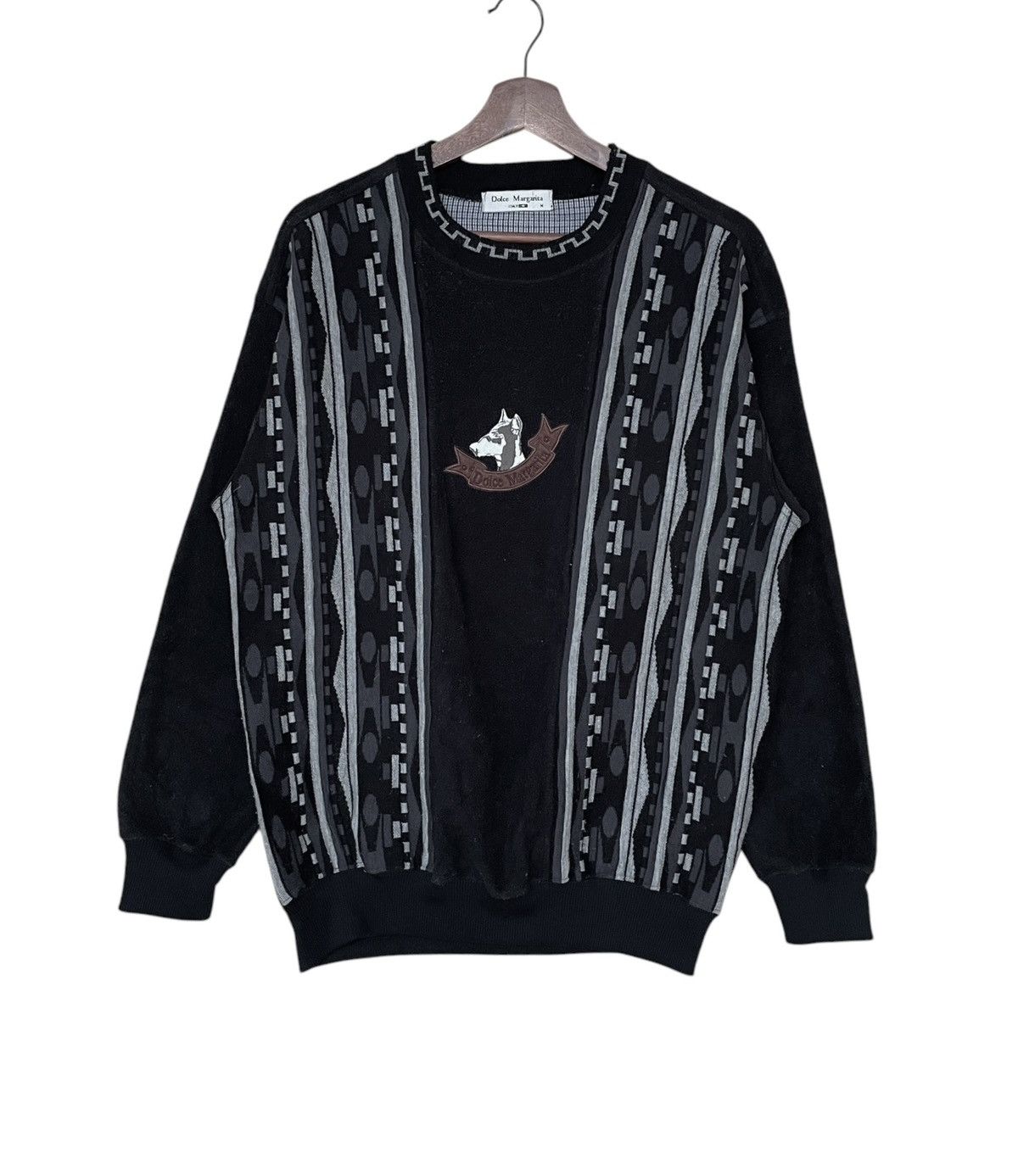 Vintage Vintage Brand Dolce Margarita Knitwear Sweatshirt 1990s Size US M / EU 48-50 / 2 - 1 Thumbnail