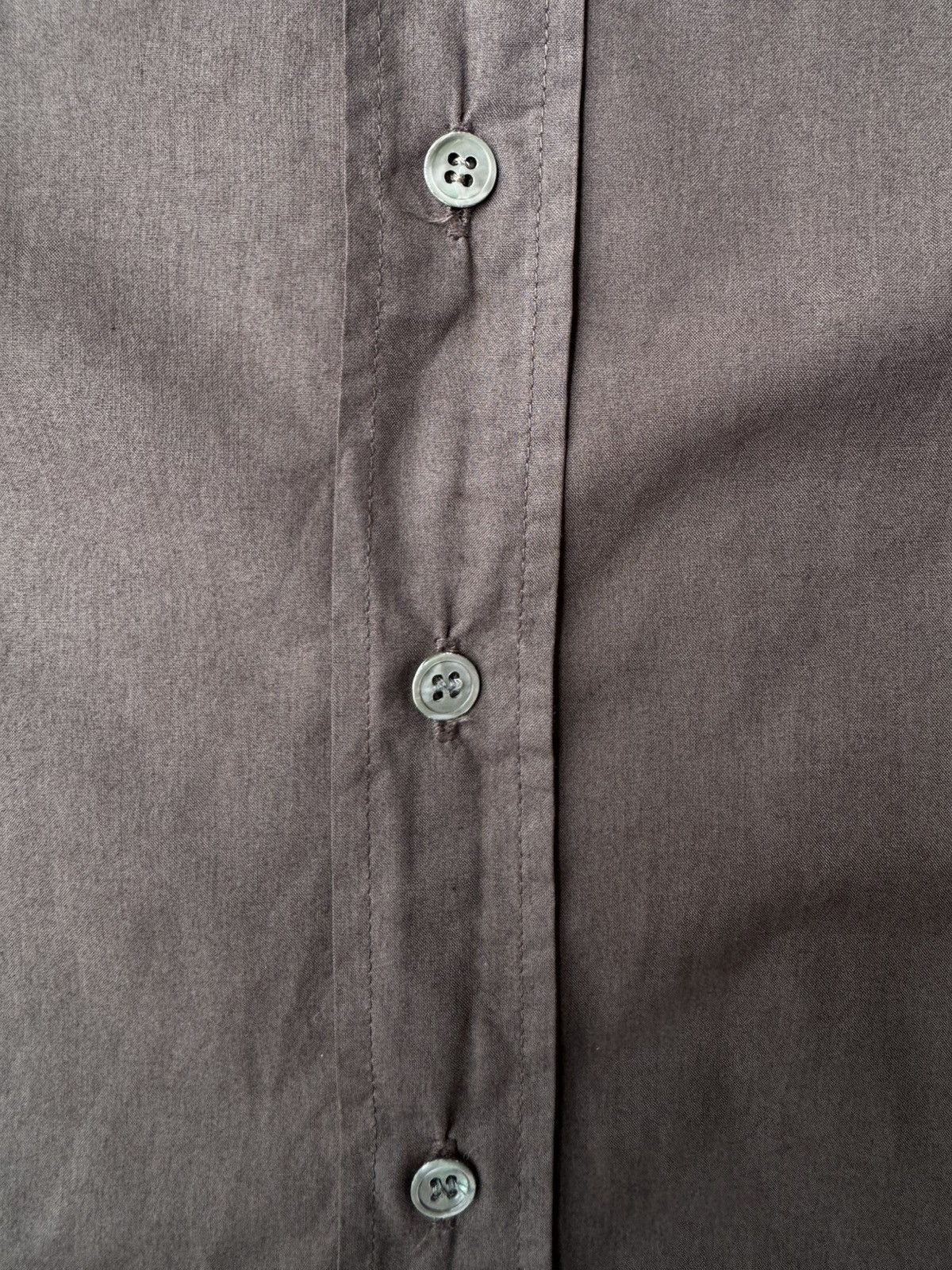 Raf Simons Raf Simons AW02 Corduroy Trim Button-Up Oversize Brown Shirt Size US M / EU 48-50 / 2 - 4 Thumbnail
