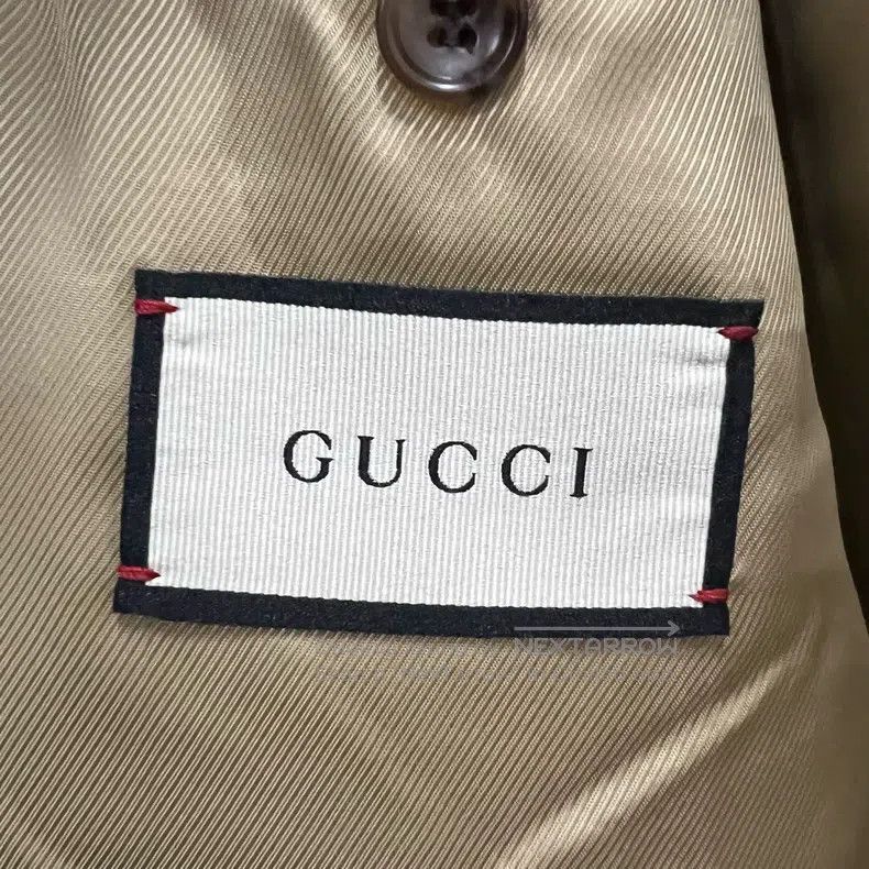 Gucci Gucci Striped metal buckle denim jacket Size US S / EU 44-46 / 1 - 4 Thumbnail
