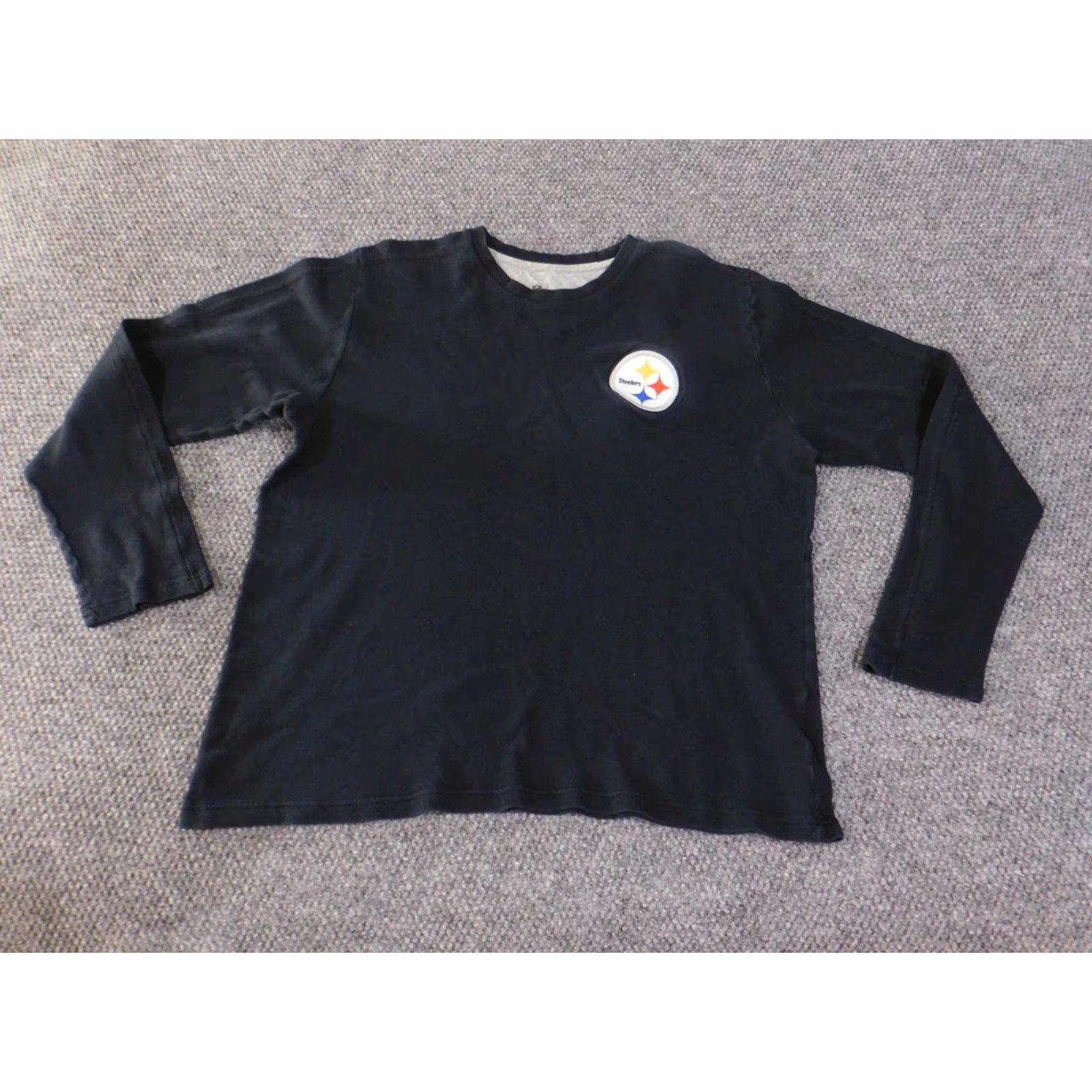 Nike Pittsburgh Steelers Shirt Mens XL Black Long Sleeve Nike NFL Team Apparel Cotton Size US XL / EU 56 / 4 - 2 Thumbnail