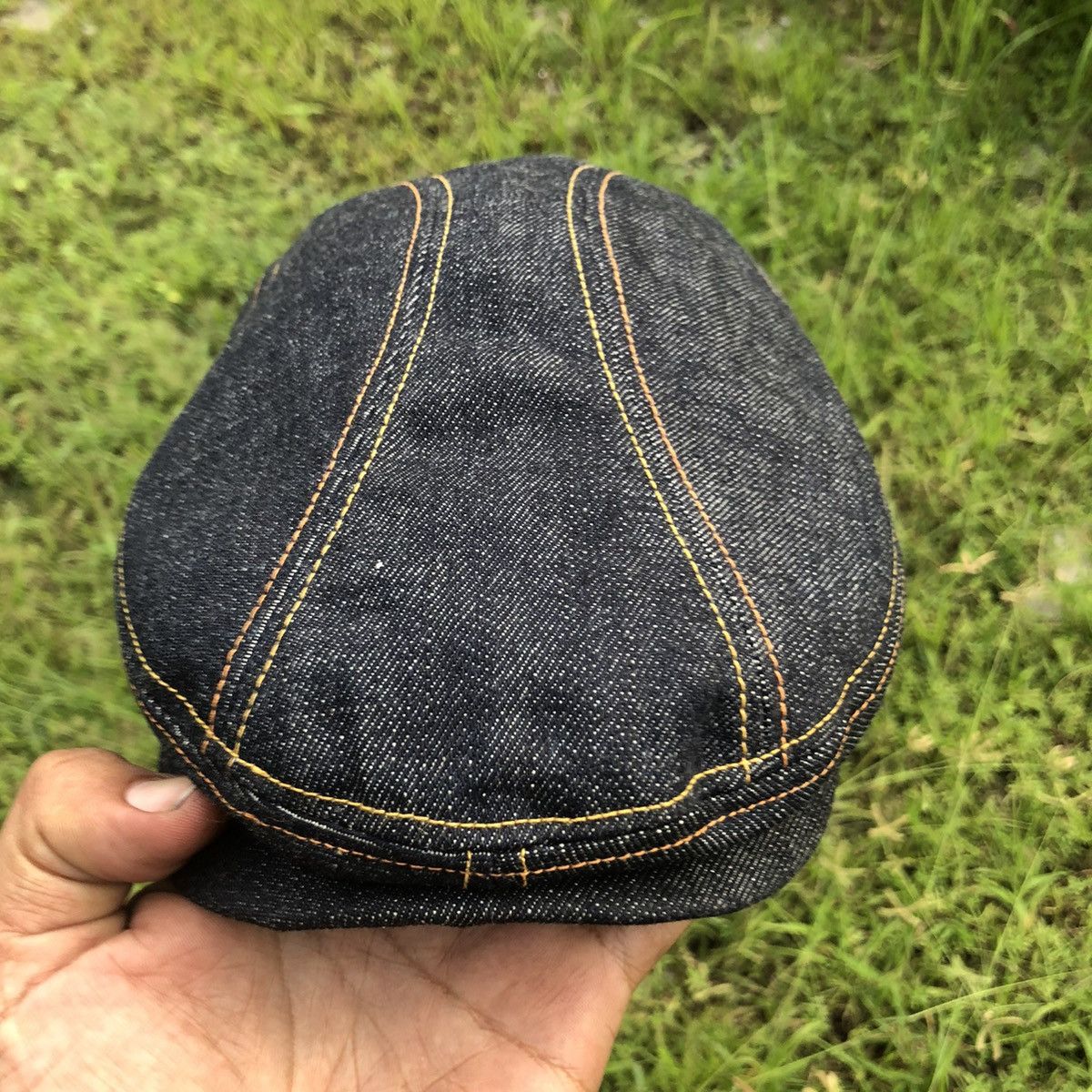 Evisu Evisu Style Craft Denim Flat Hat Size ONE SIZE - 5 Thumbnail