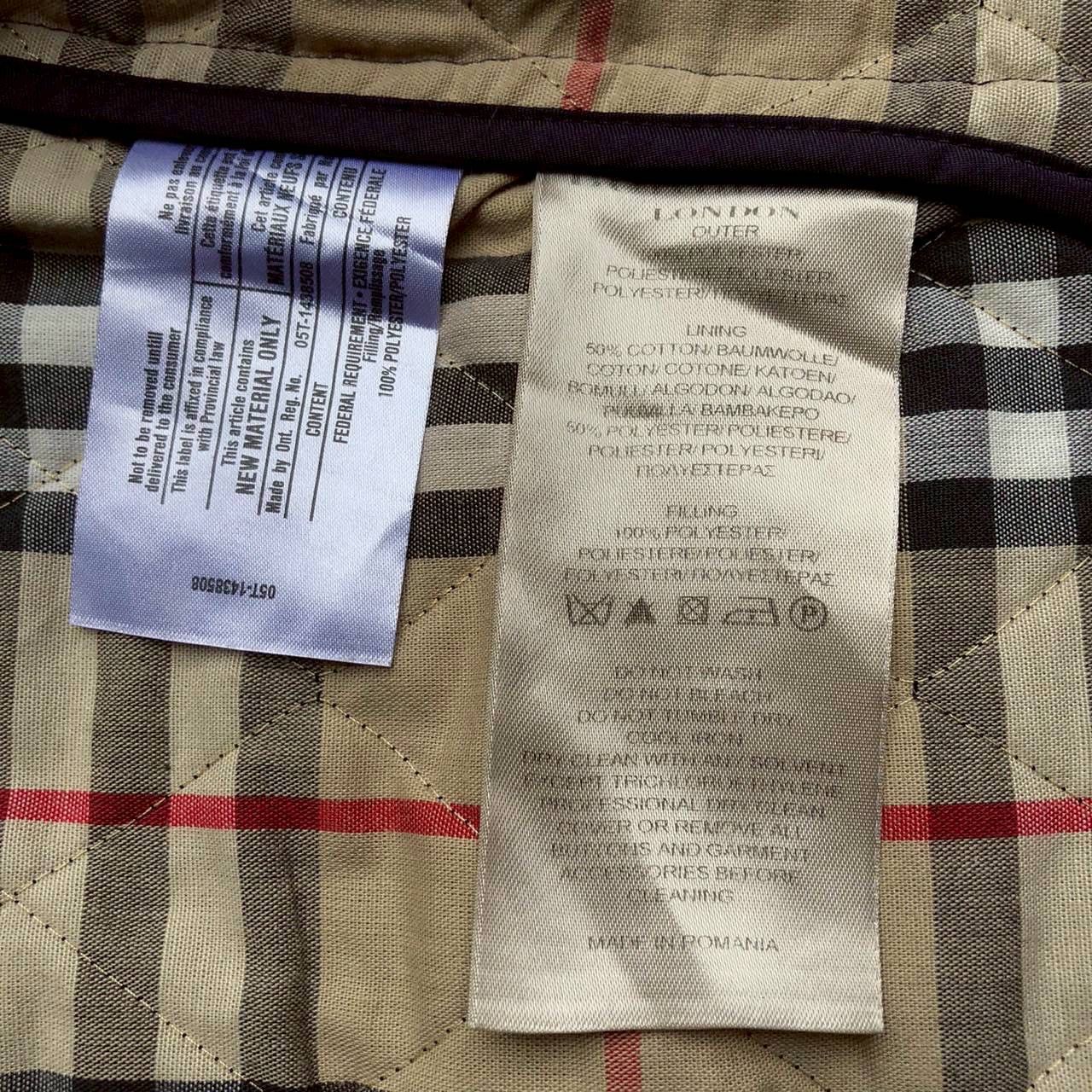 Burberry Vintage Burberry London Nova Check Quilted Jacket Size M / US 6-8 / IT 42-44 - 11 Thumbnail