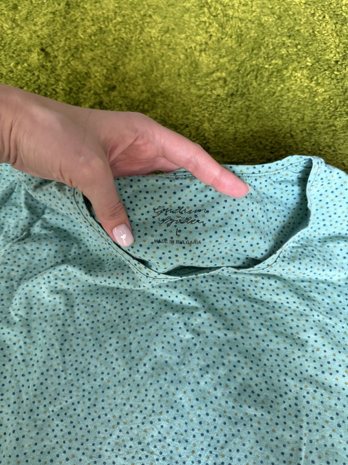 Designer Gudrun Sjoden avant garde polka dot t-shirt Size L / US 10 / IT 46 - 3 Thumbnail
