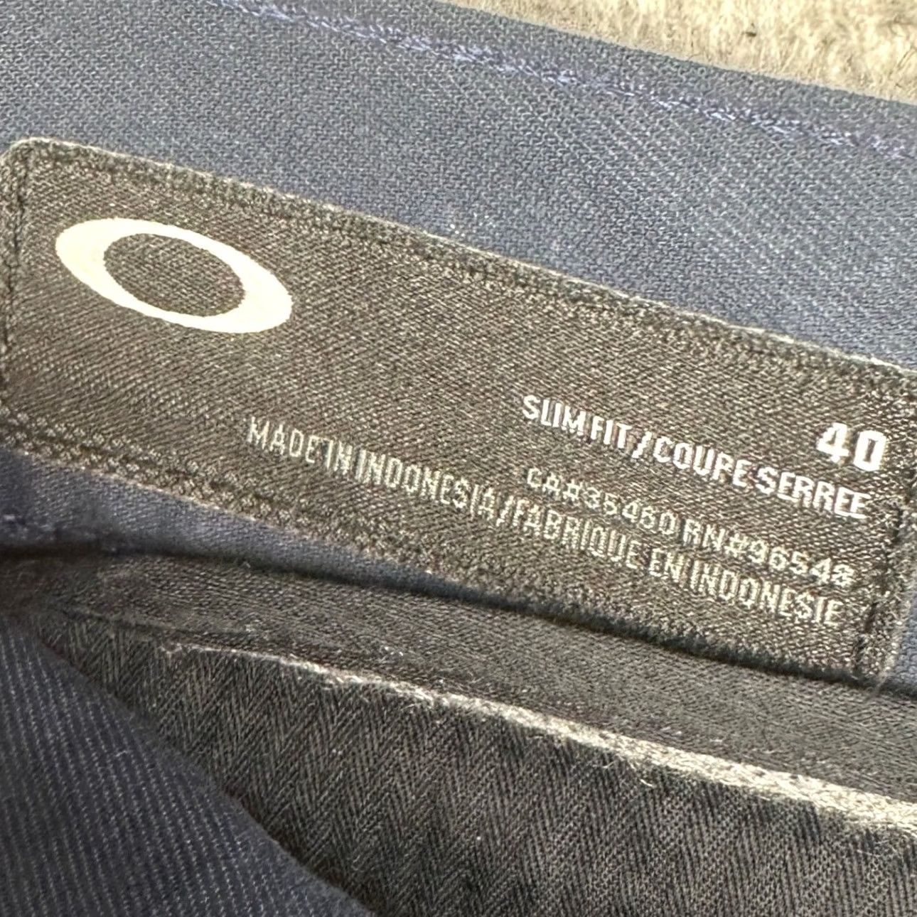 Oakley Oakley Mens Shorts 40 Slim Fit Navy Blue Golf Chino Performance Stretch Pockets Size US 40 / EU 56 - 3 Thumbnail