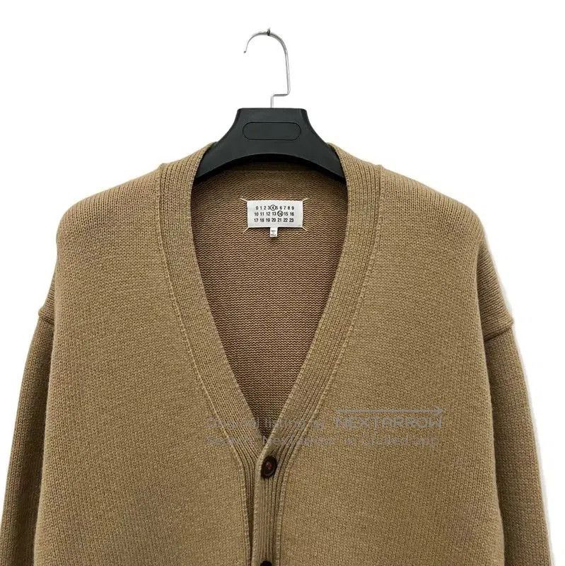 Maison Margiela Maison Margiela Khaki Shearling Cardigan for Women . Size L / US 10 / IT 46 - 3 Thumbnail