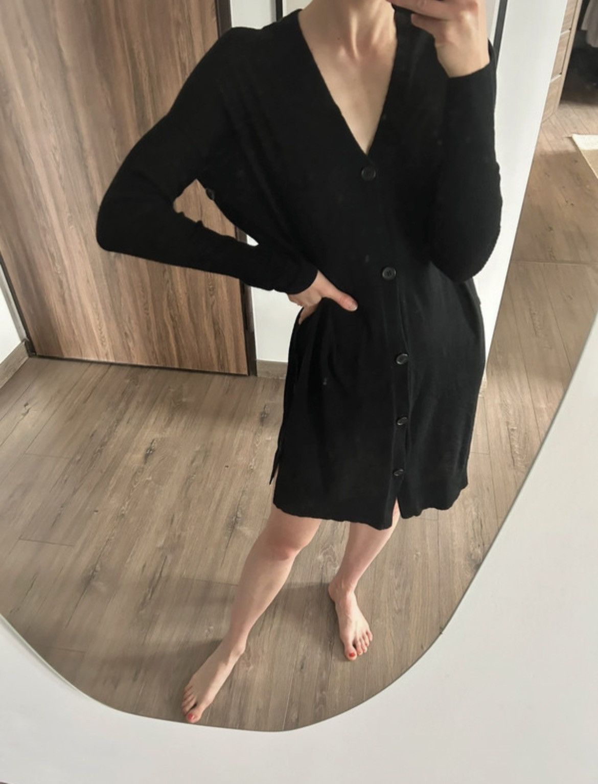 Allsaints All Saints black merino wool cardigan XS Size XS / US 0-2 / IT 36-38 - 11 Thumbnail