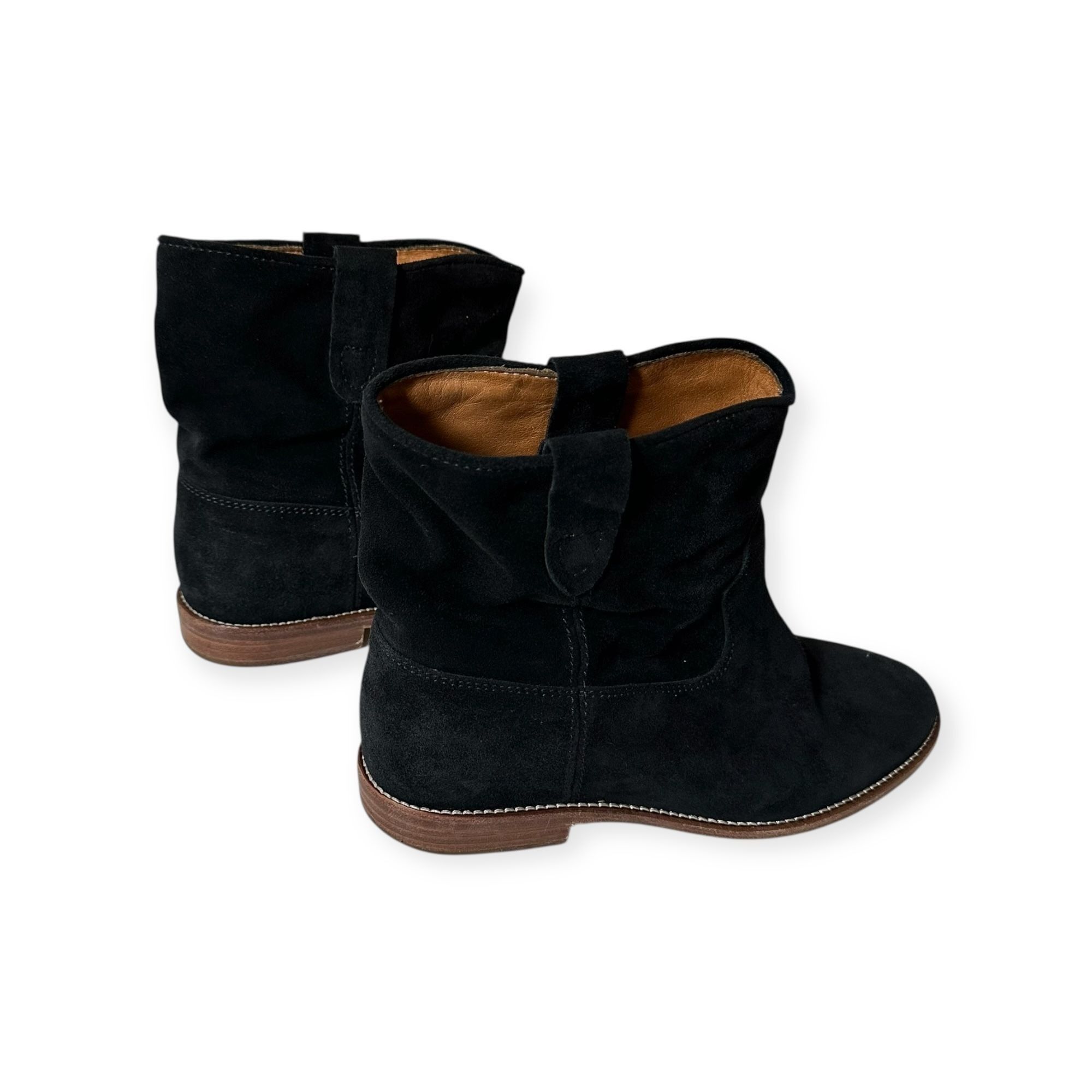 Isabel Marant Etoile Isabelle Marant Etoile Suede Crisi boots. Size 38 EU, Black Size US 8 / IT 38 - 6 Thumbnail