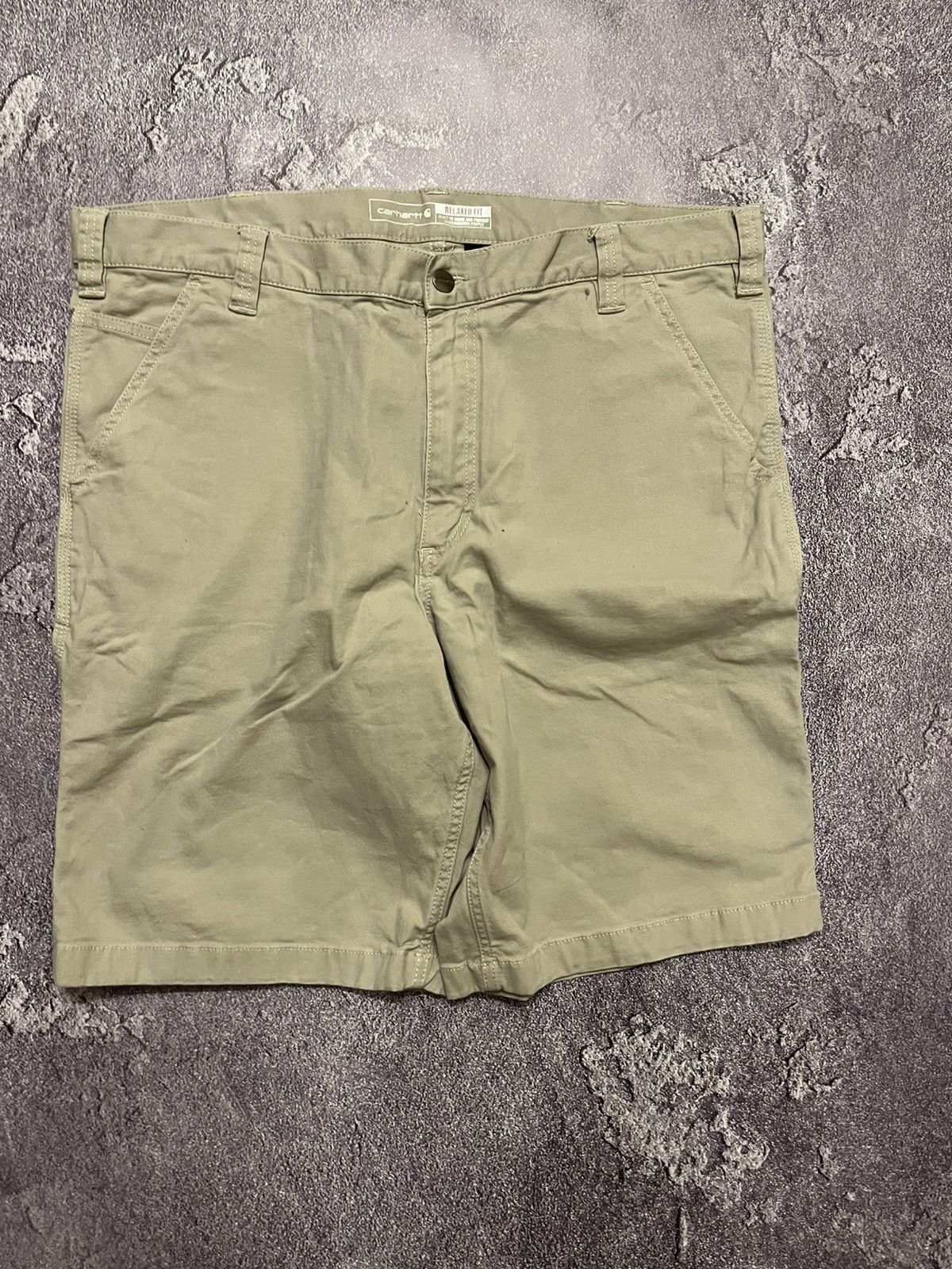 Carhartt × Vintage vintage cathartt carpenter canvas shorts Size US 38 / EU 54 - 1 Thumbnail