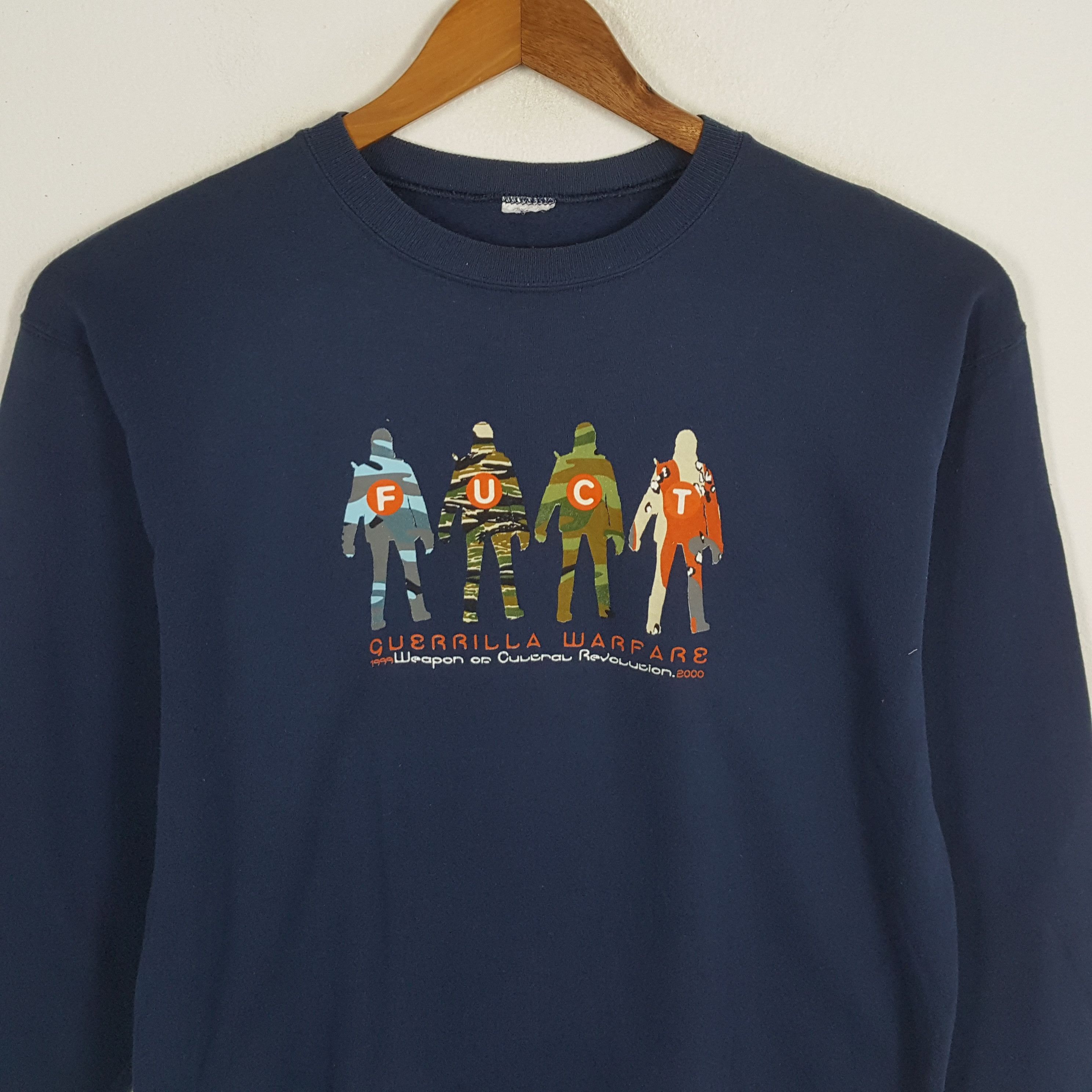 Champion × FUCT × Vintage Vintage FUCT x CHAMPION Streetwear Skateboard Sweatshirts Size US M / EU 48-50 / 2 - 2 Thumbnail