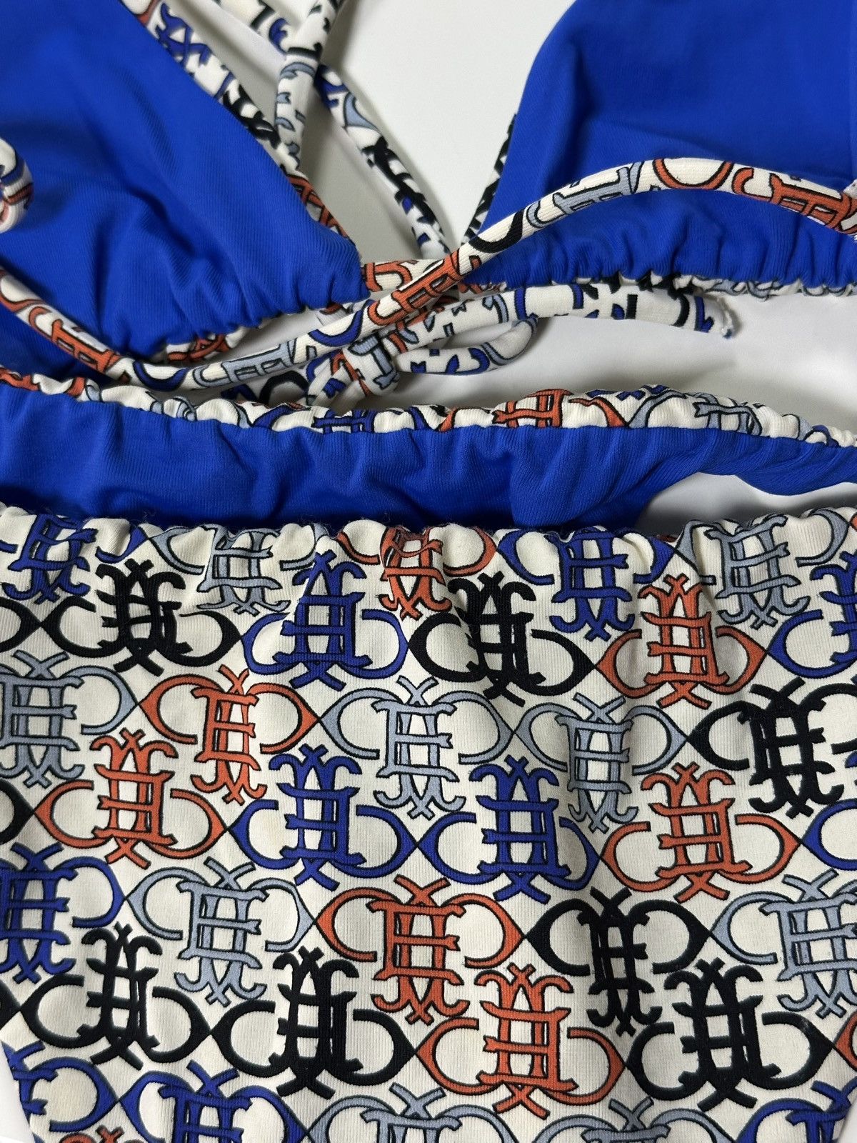 Emilio Pucci EMILIO PUCCI Resort 2017 Logo Print String Bikini Size M / US 6-8 / IT 42-44 - 4 Thumbnail