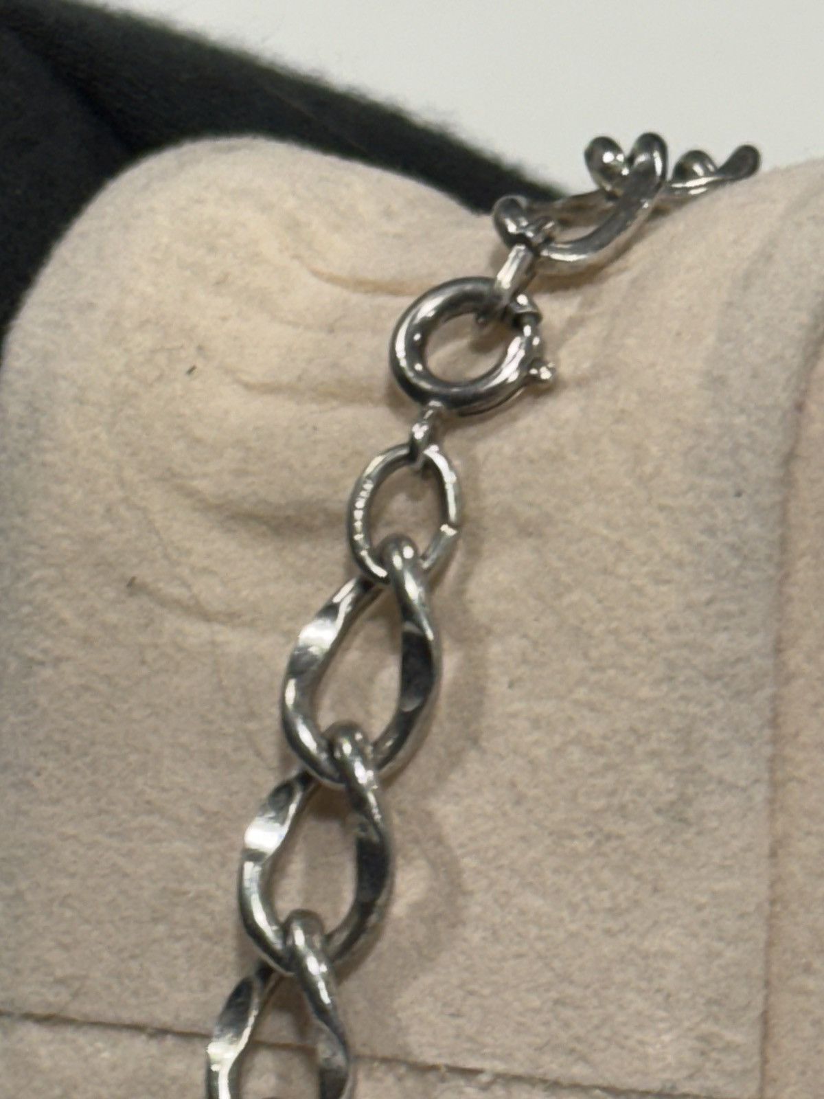 Sterling Silver Rare Signed AIRFLEX Sterling Silver Chunky Link Bracelet Size ONE SIZE - 7 Thumbnail