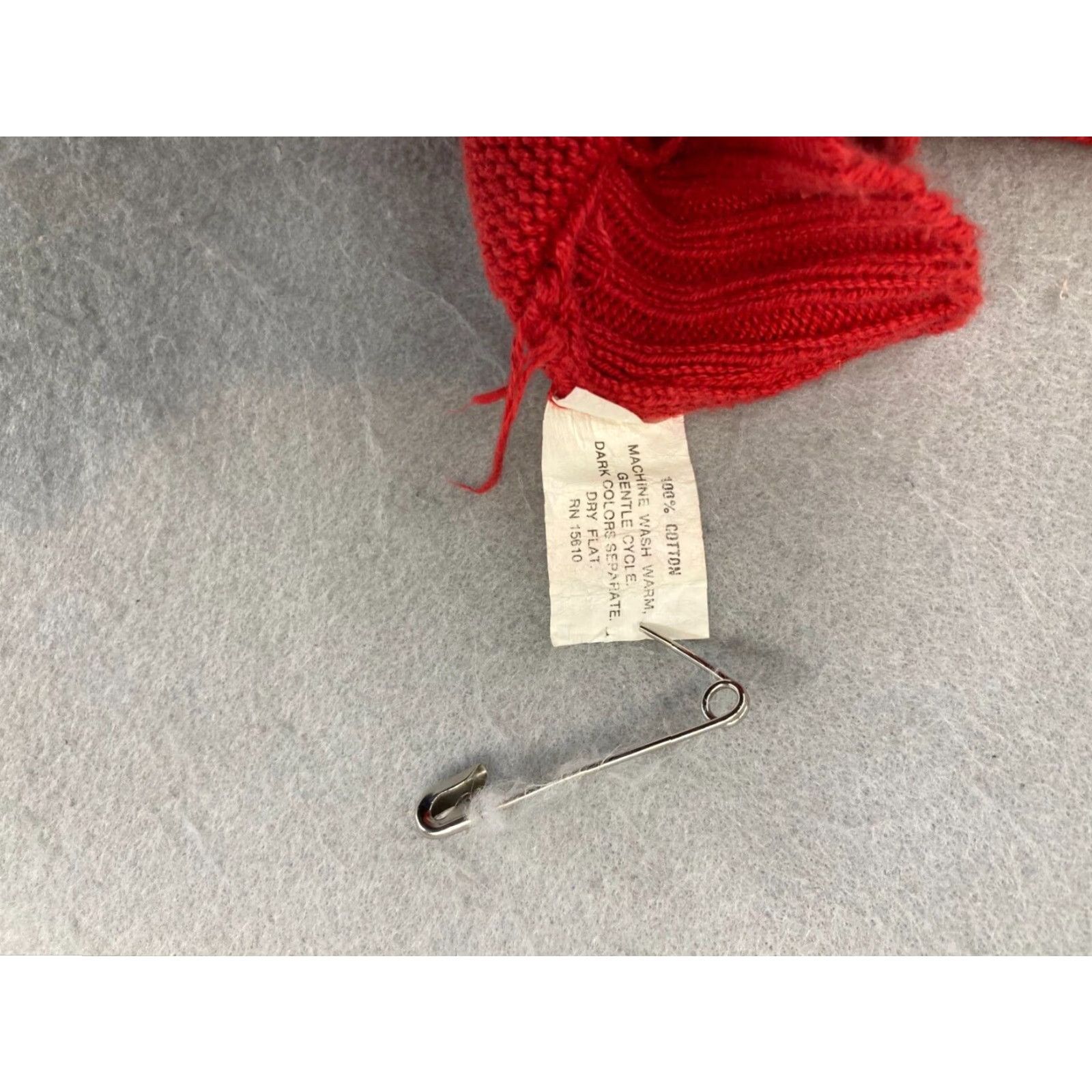 Vintage VINTAGE Heathcote Womens Red Cardigan Sweater Large 90s USA Cotton Size L / US 10 / IT 46 - 6 Thumbnail
