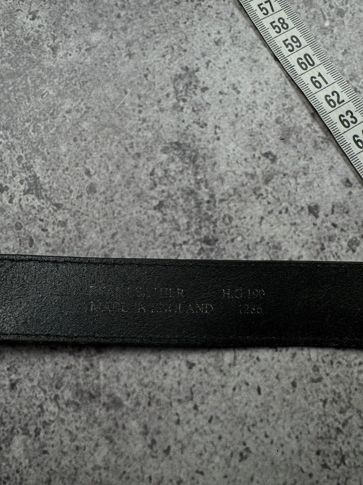 Japanese Brand 00’s NUMBER NINE STYLE JAPAN LEATHER Y2K BELT VINTAGE Size ONE SIZE - 6 Thumbnail
