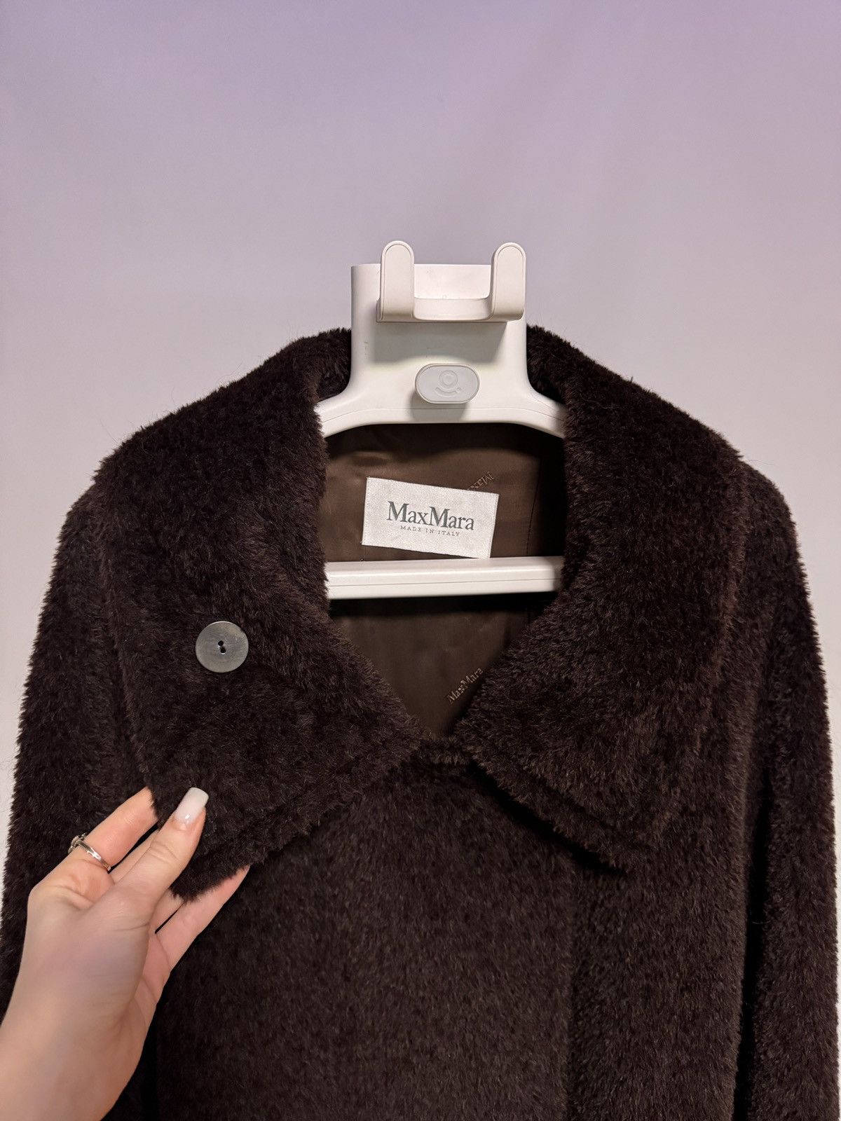 Max Mara Max Marra Brown Teddy bear icon coat alpaca Size M / US 6-8 / IT 42-44 - 4 Thumbnail