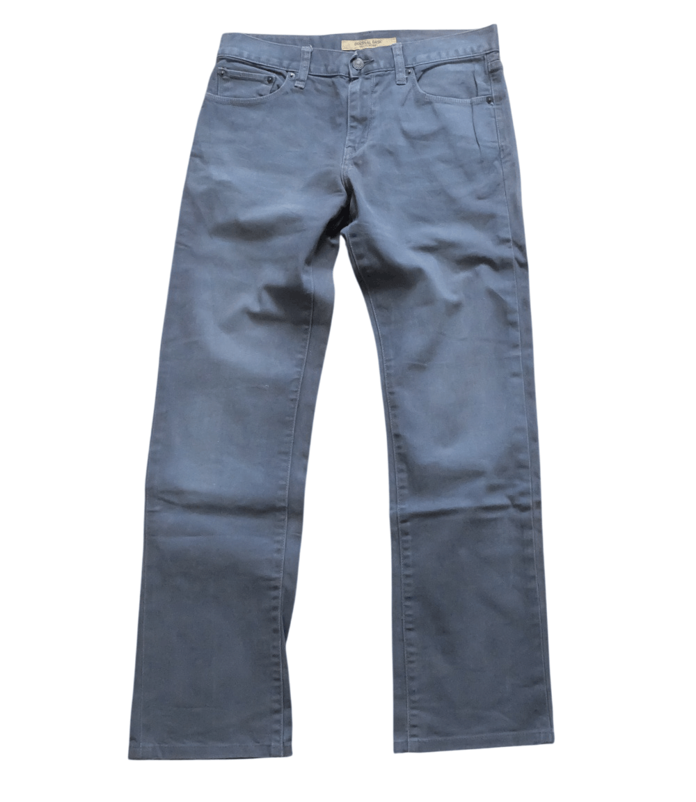 Uniqlo Uniqlo S-001 Denim Slim Fit Washed Black Size US 32 / EU 48 - 5 Thumbnail