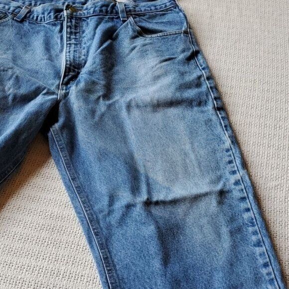 Carhartt Carhartt Stone Washed Sz. 42 x 28 Blue Jeans with Pockets Size US 42 / EU 58 - 10 Thumbnail