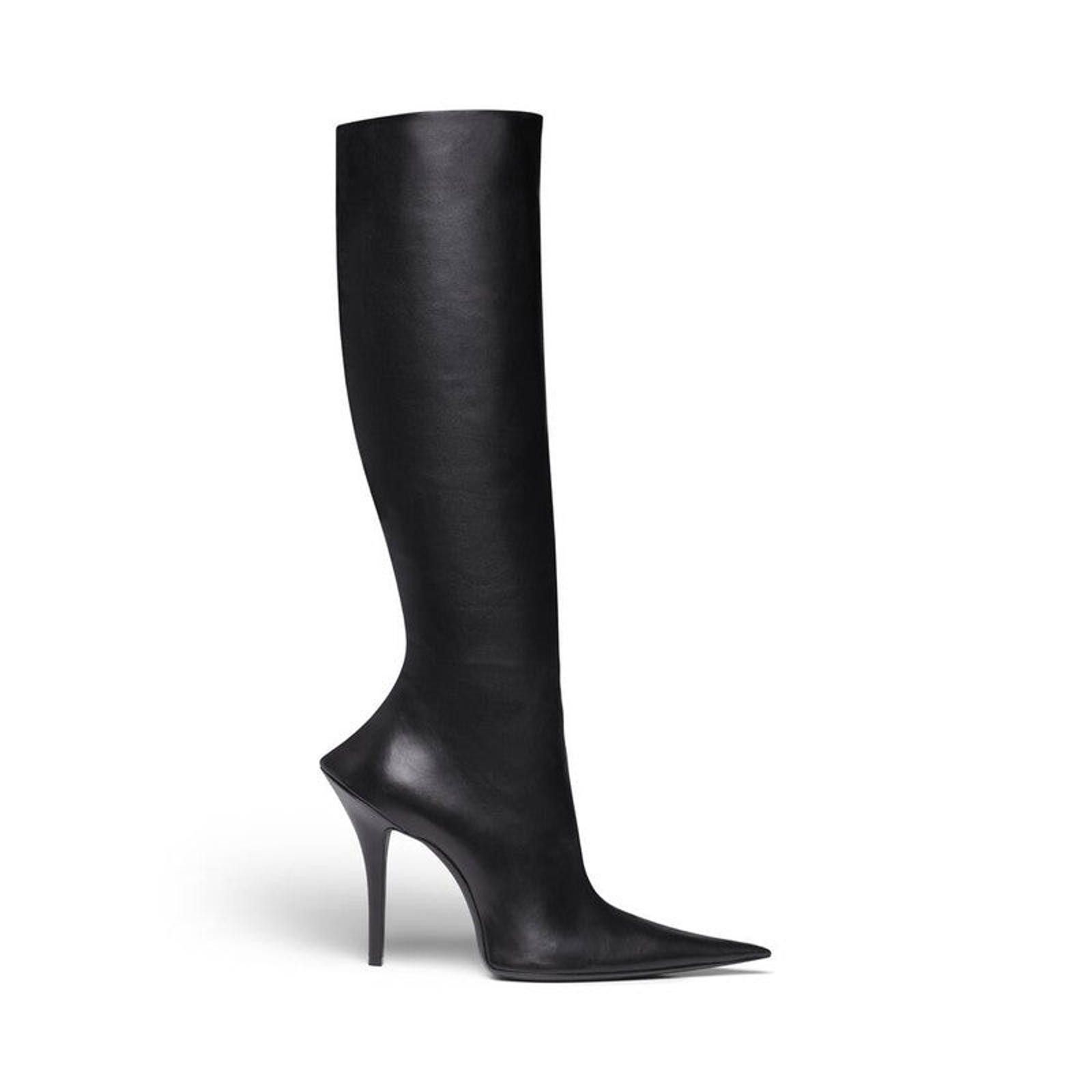 Balenciaga Balenciaga Witch Leather Boots Size US 5 / IT 35 - 1 Thumbnail