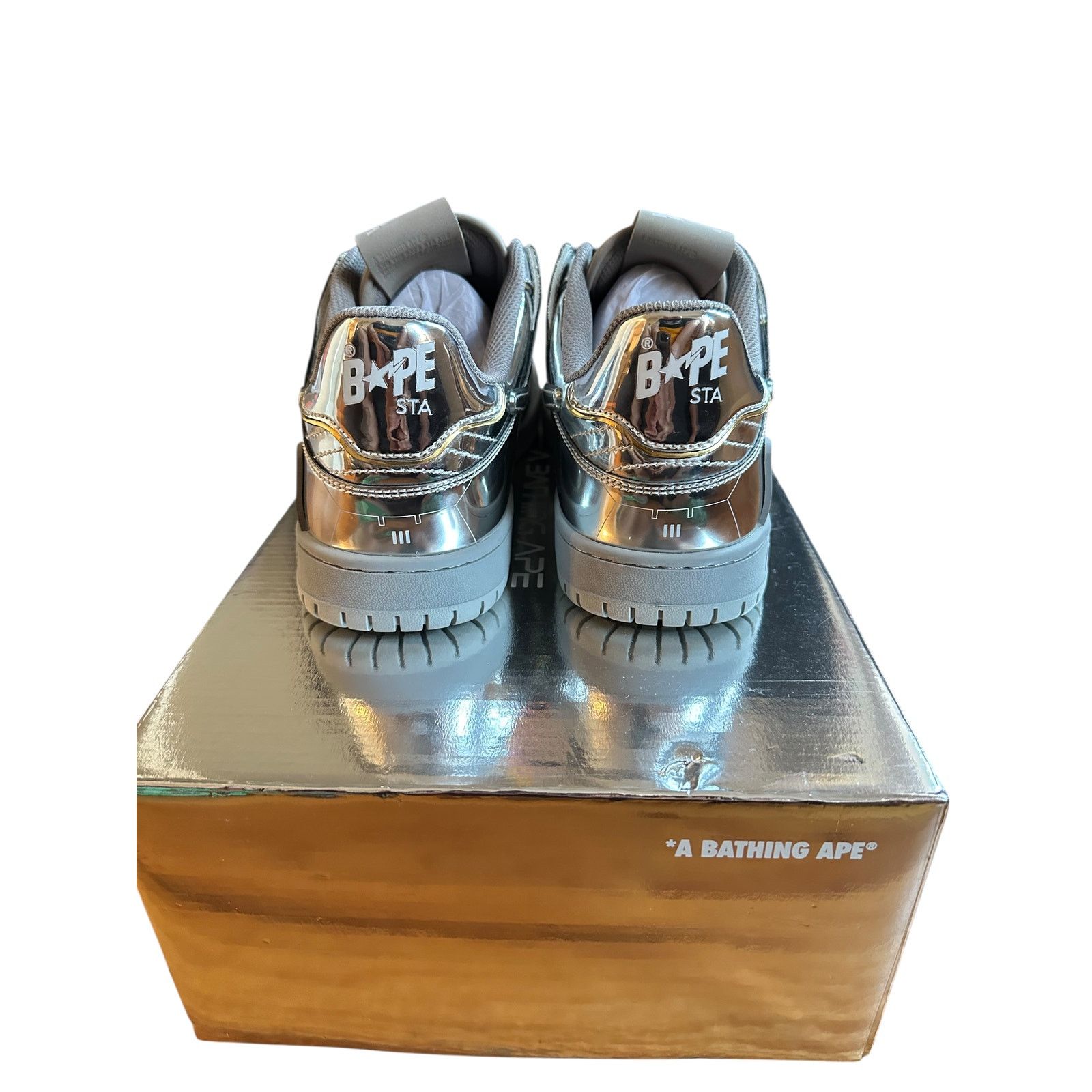 Bape 10 Brand New Bape X Hajime Sorayama Silver Sk8 Sta Size US 10 / EU 43 - 3 Thumbnail