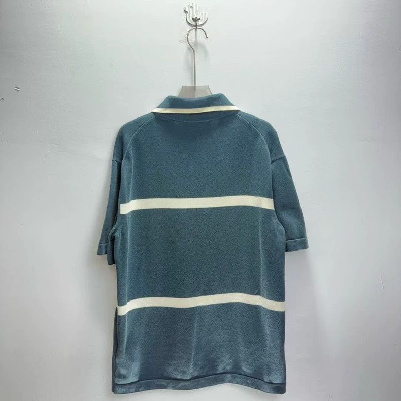 Louis Vuitton Louis Vuitton Dark green embroidered polo short sleeve 2501 Size US S / EU 44-46 / 1 - 5 Thumbnail