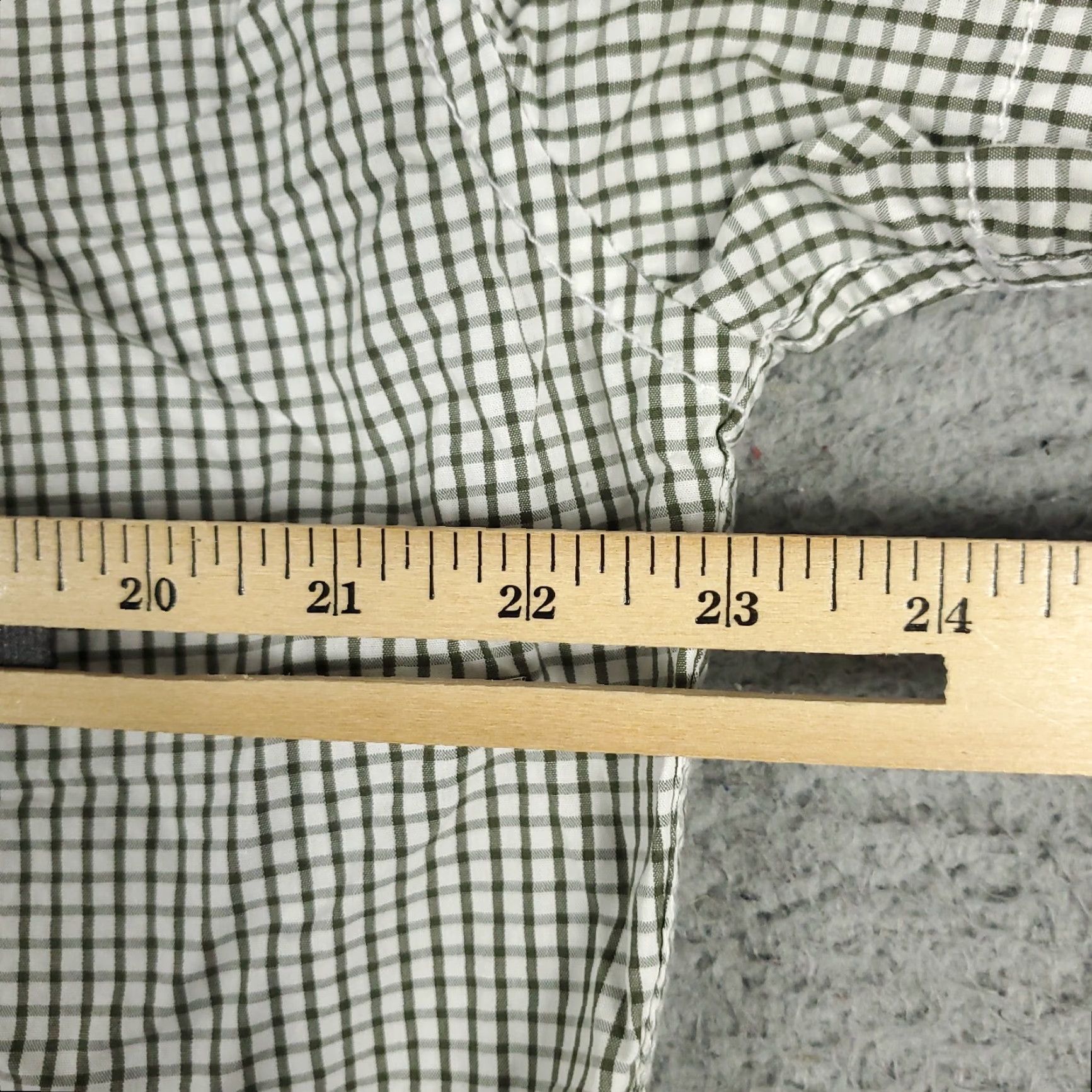 Tommy Hilfiger Tommy Hilfiger Shirt Mens XL Green White Check Casual Button Up Short Sleeve Size US XL / EU 56 / 4 - 5 Thumbnail