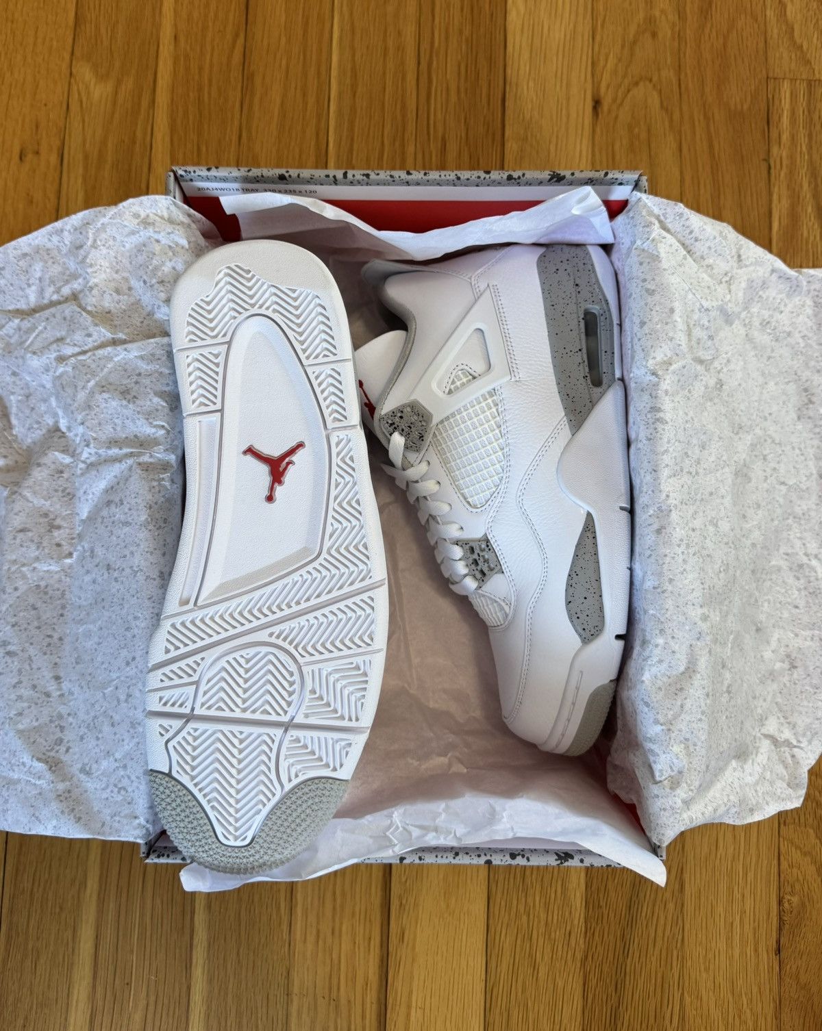 Jordan Brand Air Jordan 4 Retro White Oreo 2021 Size US 9 / EU 42 - 8 Thumbnail