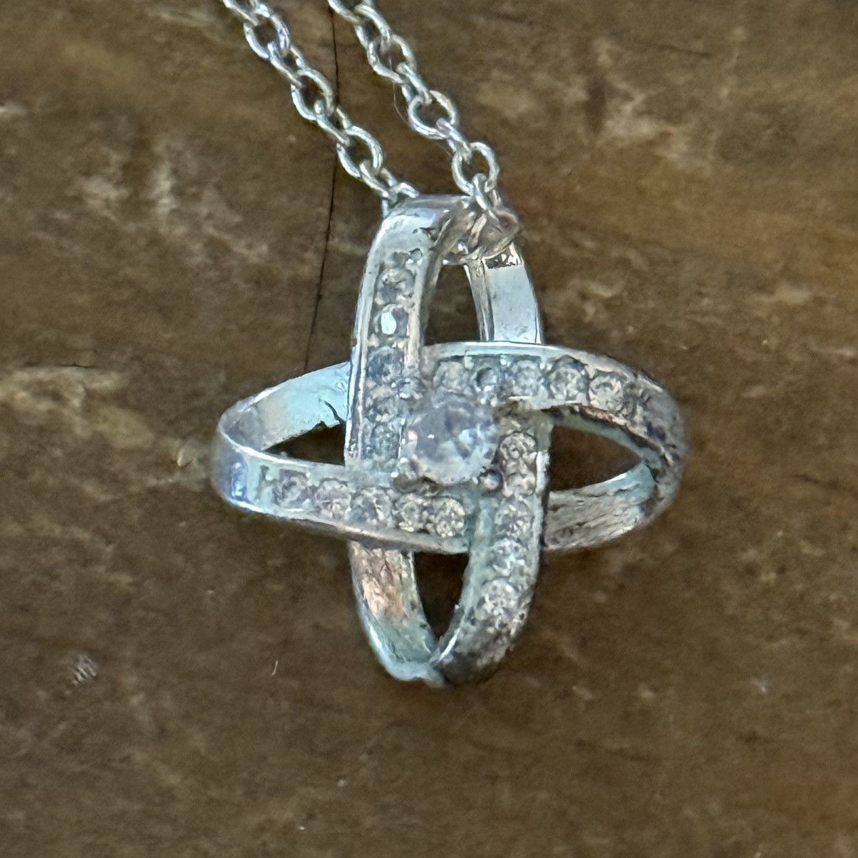 Other Silver tone eternal star pendant necklace Size ONE SIZE - 4 Thumbnail