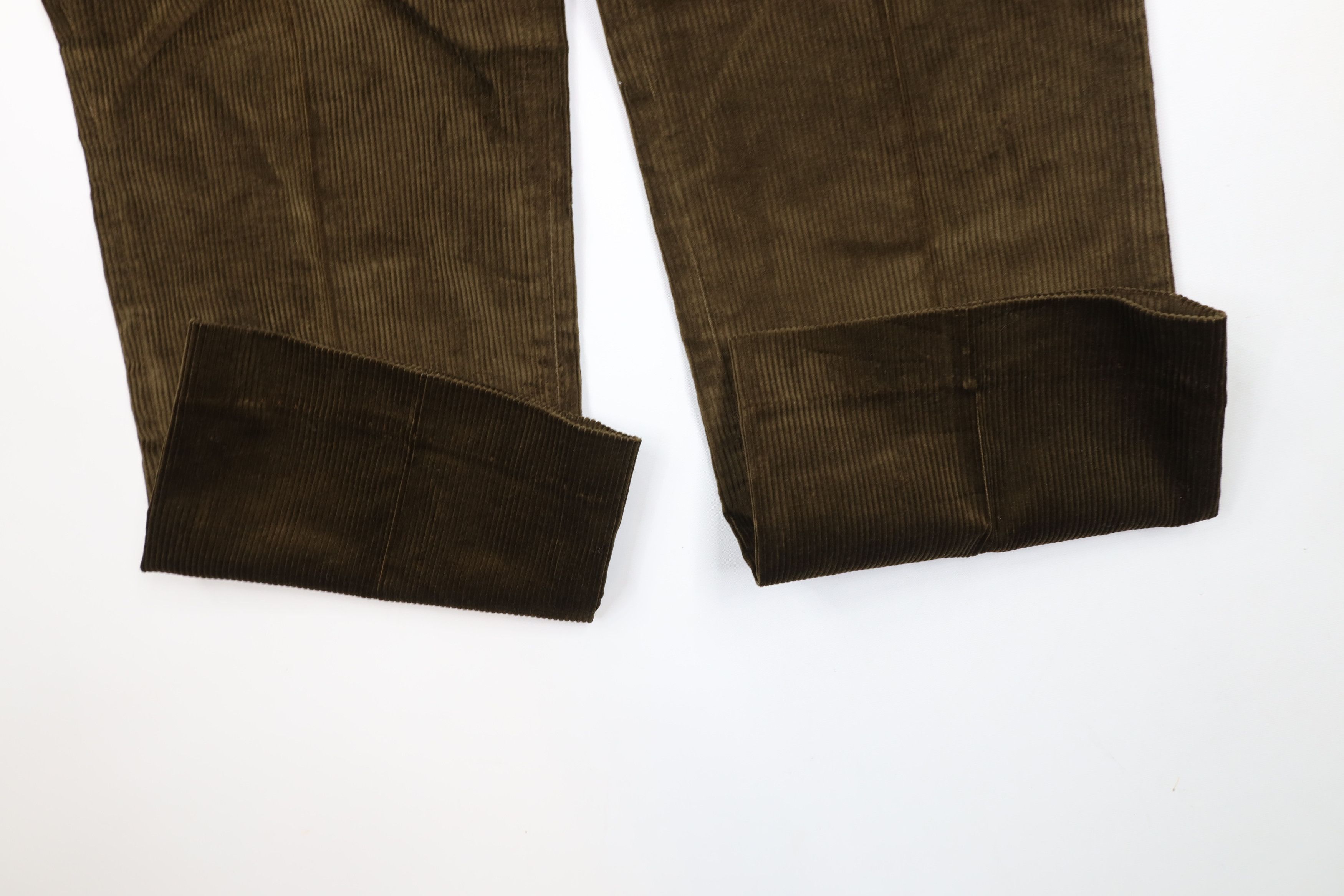 Vintage Vintage 70s Streetwear Wide Leg Corduroy Chino Pants USA Size US 34 / EU 50 - 5 Thumbnail