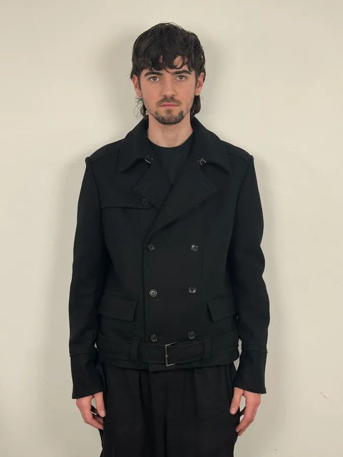 Gucci 2010S Gucci Black Wool Classy Caban Officer Jacket Size 42R - 2 Thumbnail