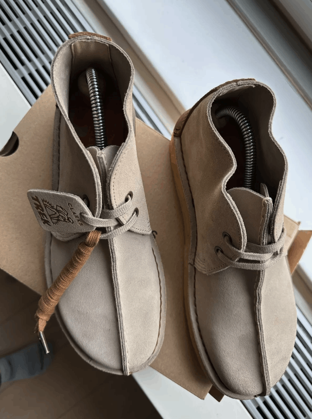 Clarks Clarks Originals Men s Desert Trek Hi 50 Sand Suede SIZE 8.5 Grailed