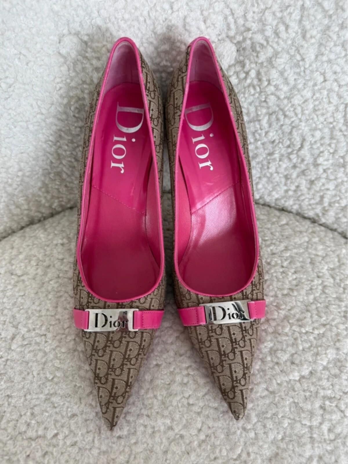 Dior Christian Dior Oblique Heels Size US 7.5 / IT 37.5 - 4 Thumbnail