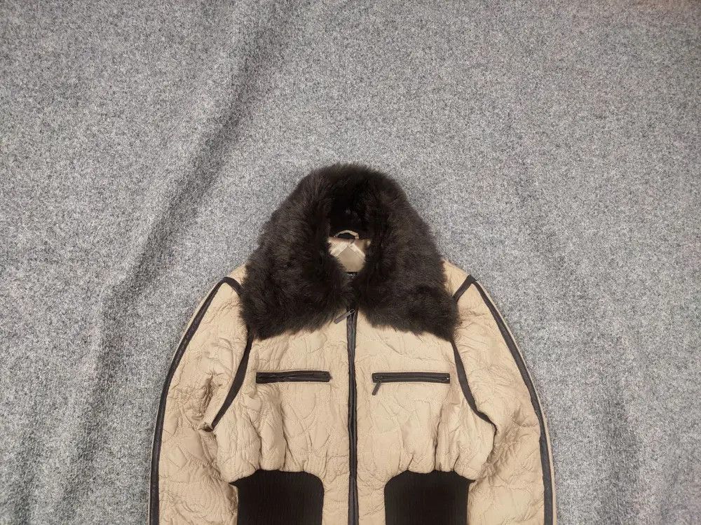 If Six Was Nine Vintage Y2K Cropped Faux Fur Zip Jacket Y2K LGB JPG Style Size L / US 10 / IT 46 - 1 Thumbnail