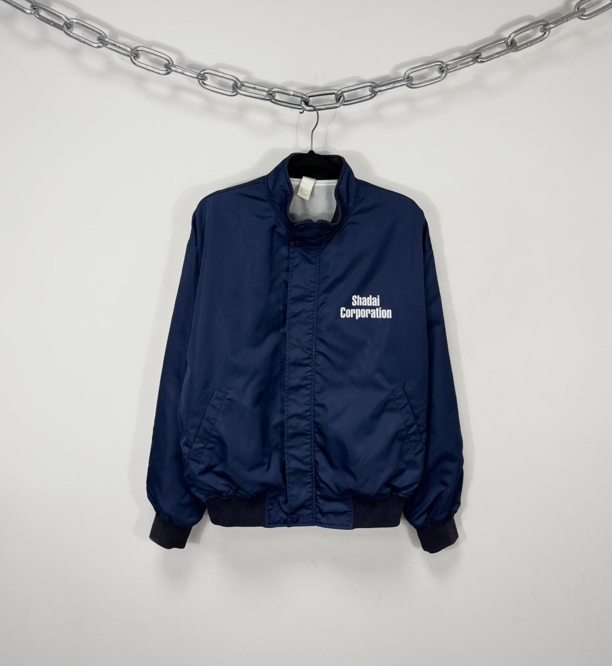 Japanese Brand Vintage Japanese 1990s Big Farm Logo Rare Blue Bomber Jacket Size US L / EU 52-54 / 3 - 1 Thumbnail