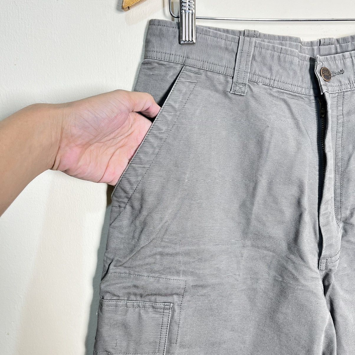 Big Mac Vintage Big Mac Workwear Baggy Cargo Pants Size US 31 - 4 Thumbnail
