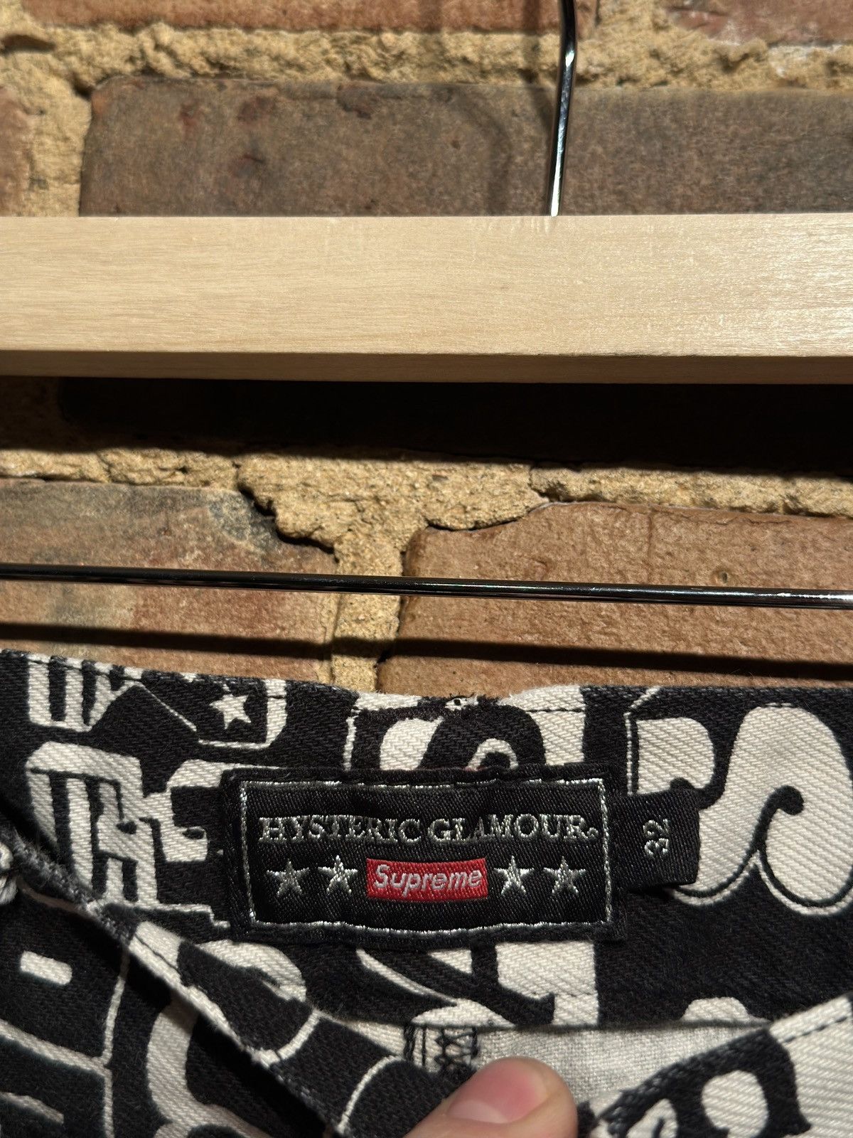 Hysteric Glamour × Supreme Hysteric Glamour x Supreme Text Pants Size US 32 / EU 48 - 3 Thumbnail