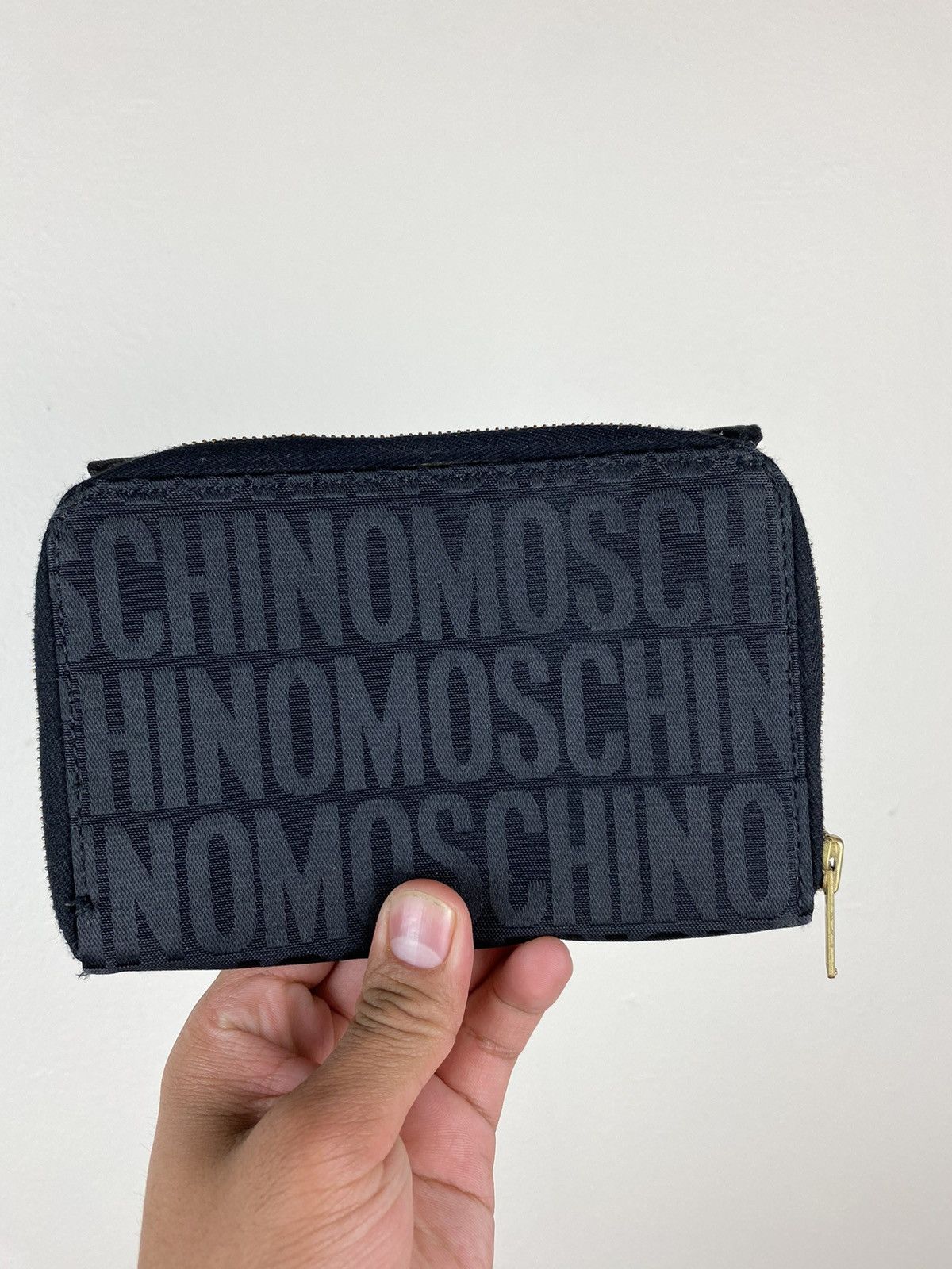 Moschino Moschino Monogram Spellout Wallet Made In Italy Size ONE SIZE - 3 Thumbnail
