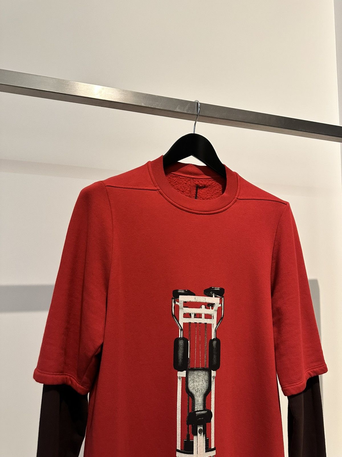 Rick Owens Drkshdw Rick Owens DRKSHDW Hustler Crewneck Size US XS / EU 42 / 0 - 3 Thumbnail