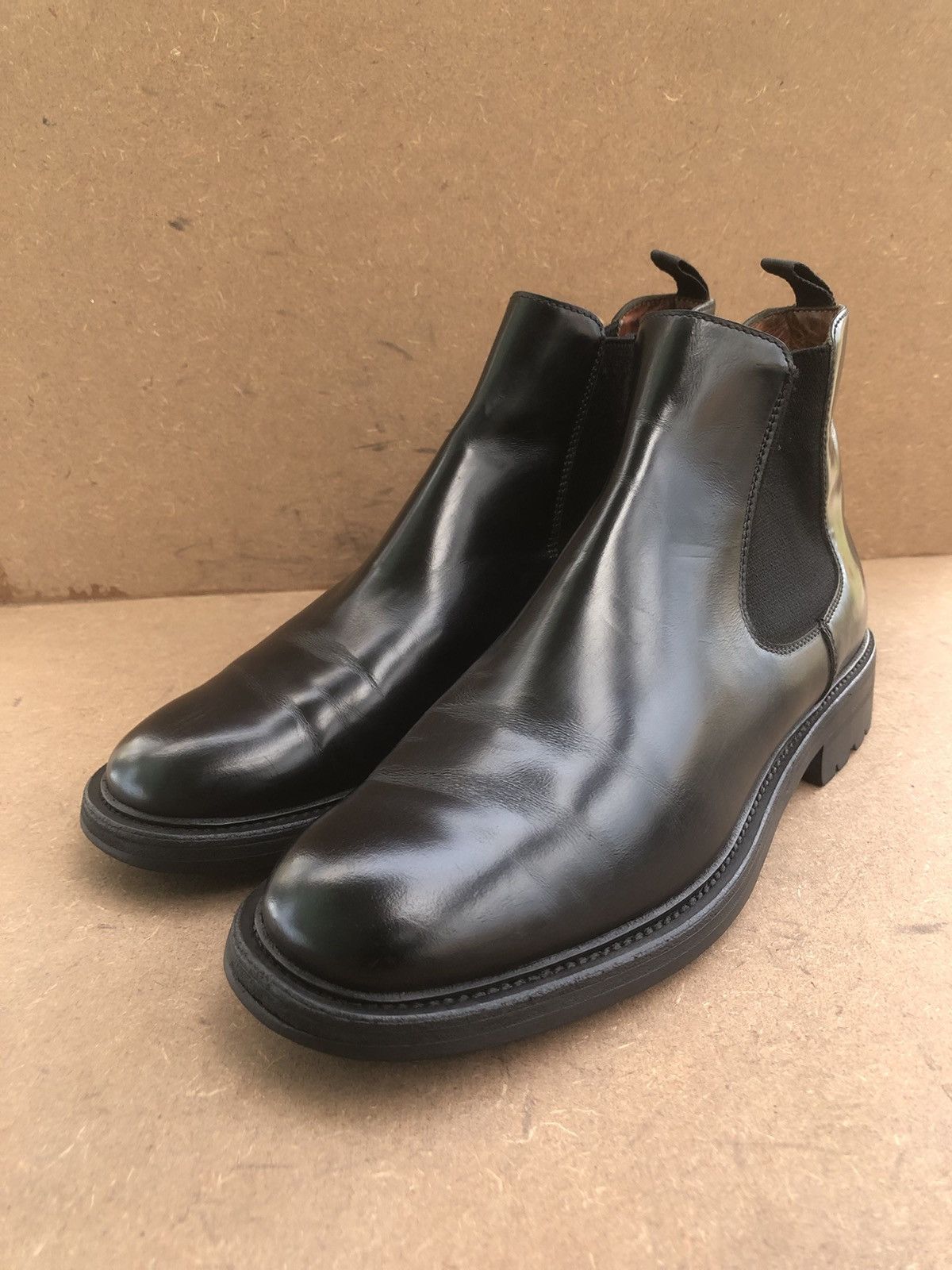 Church's Church’s Genie Black Leather Women’s Chelsea Boot Size 39 Size US 9 / IT 39 - 1 Thumbnail