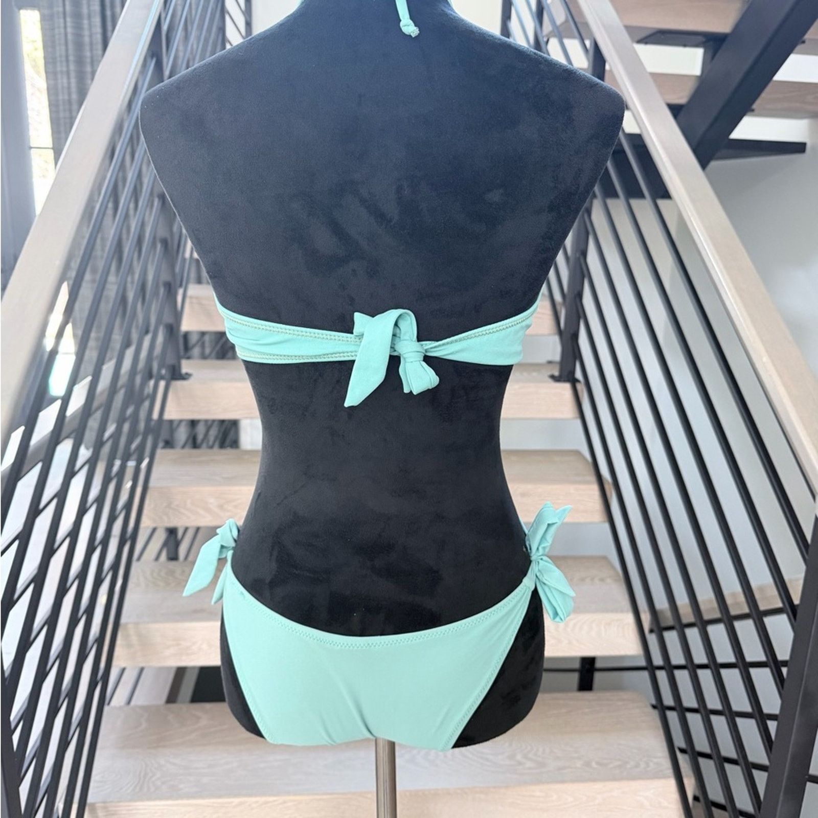 Other Y2K Boho Colorful Embroidered Bikini Swimsuit size 36D and S Size ONE SIZE - 4 Thumbnail