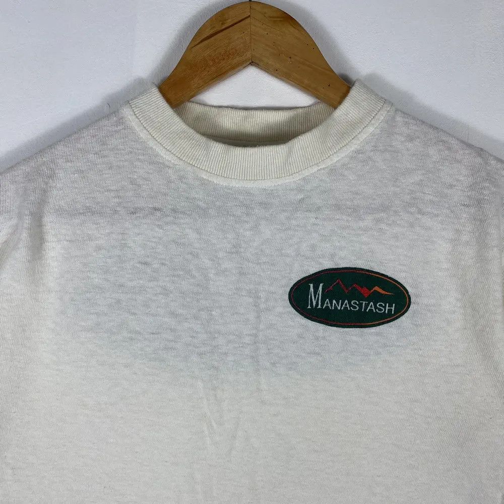 Manastash Vintage MANASTASH Big Logo Graphic Hemp Tee Size US S / EU 44-46 / 1 - 5 Thumbnail