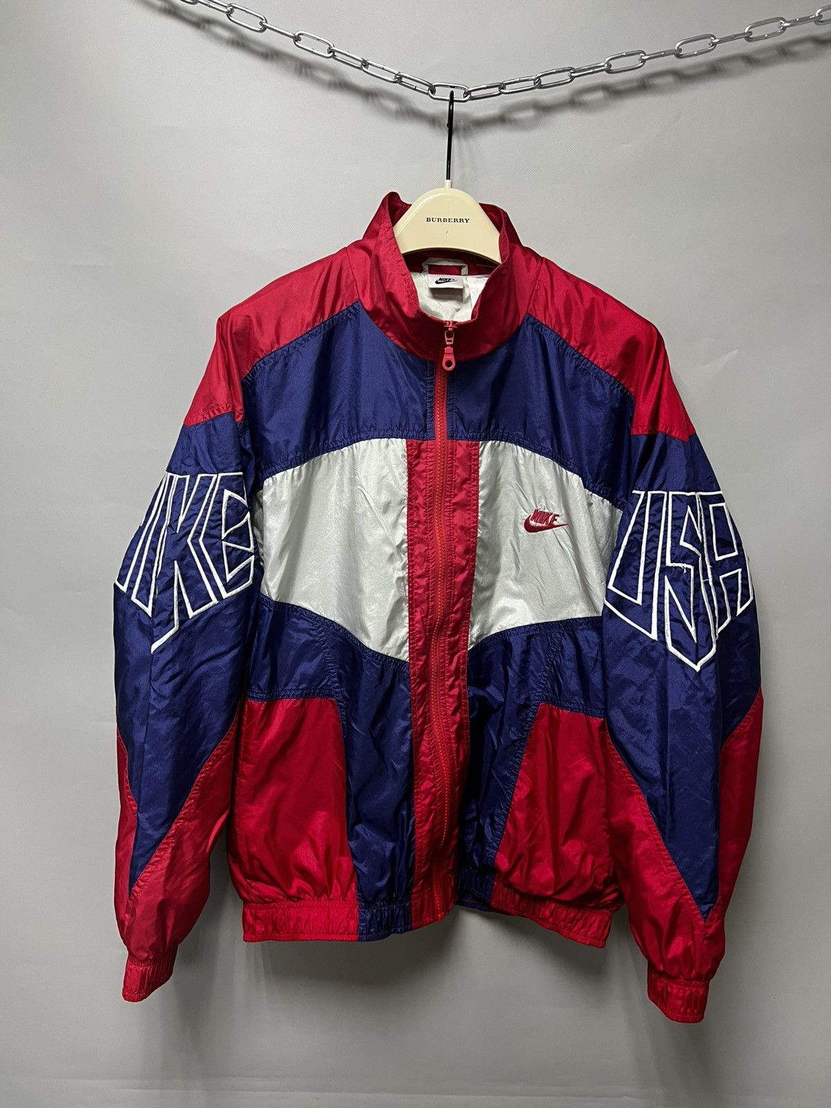 Nike Nike Vintage 90s USA Tracksuit Jacket and pants Windbreaker Size US M / EU 48-50 / 2 - 2 Thumbnail