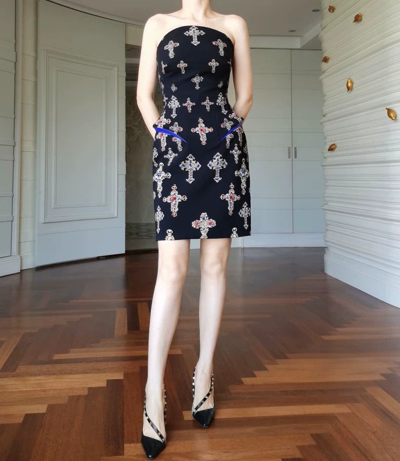 Versace Versace bandeau dress dress Size S / US 4 / IT 40 - 1 Thumbnail